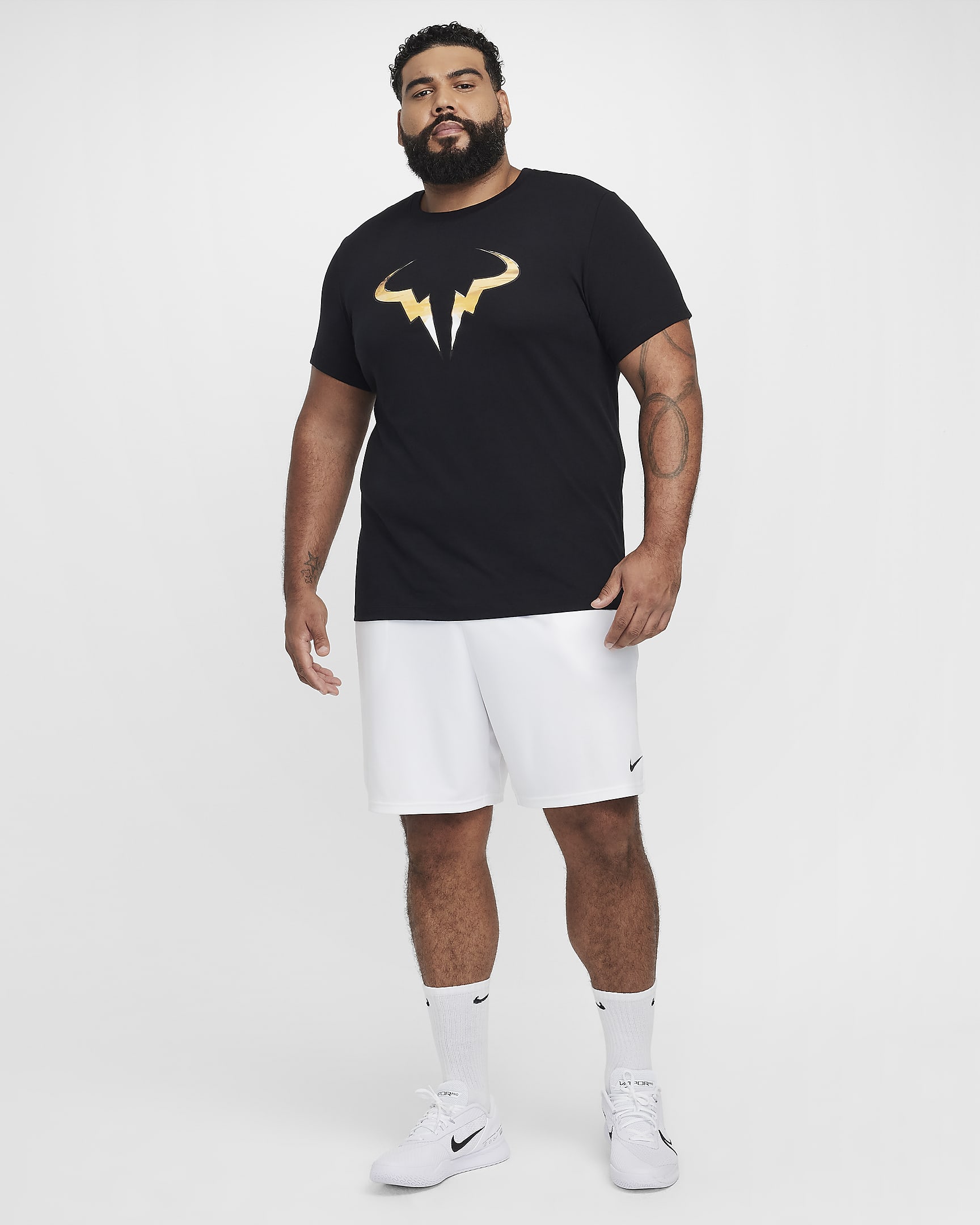 NikeCourt Rafa Dri-FIT Tennis-T-Shirt für Herren - Schwarz