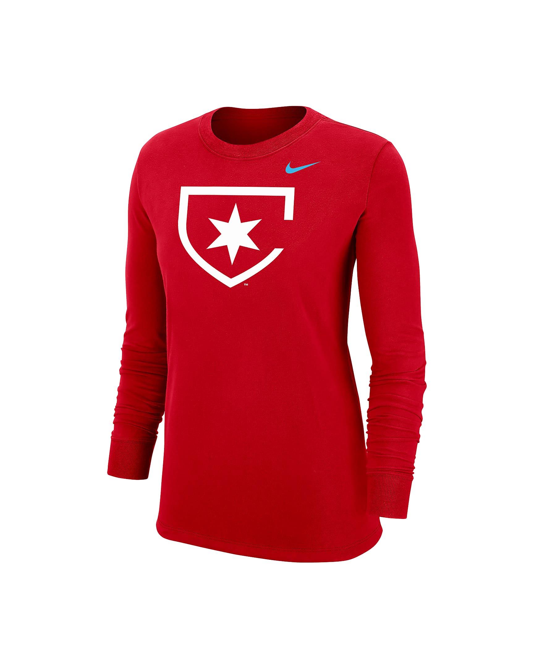 Chicago Red Stars Women's Nike Soccer LongSleeve TShirt.