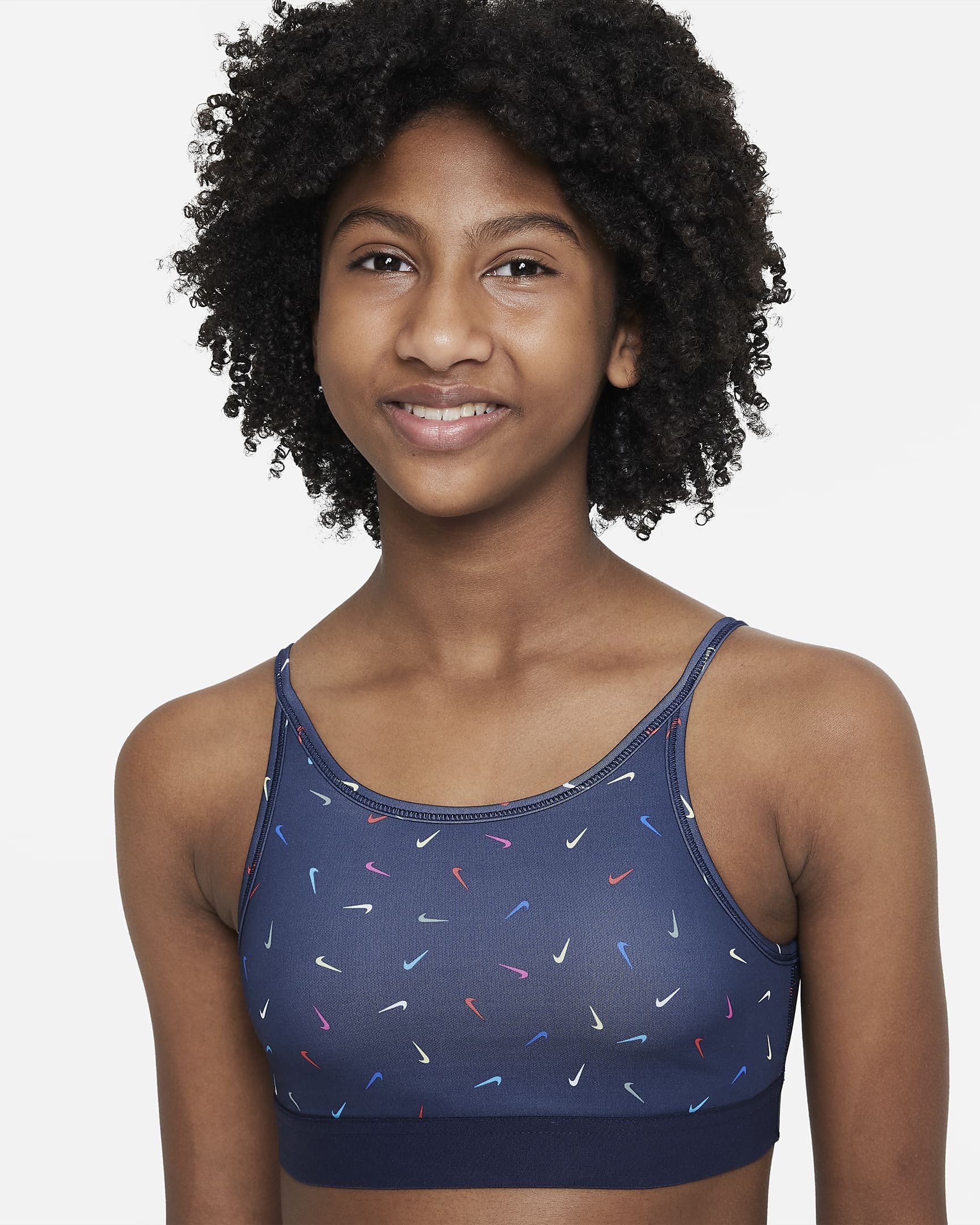 Nike DriFIT Trophy Older Kids' (Girls') LightSupport Sports Bra. Nike AU