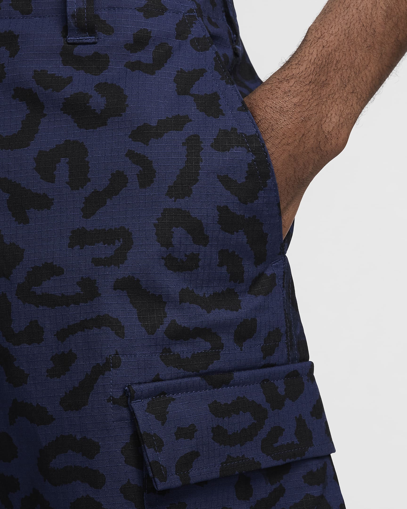 Nike SB Kearny Shorts mit durchgehendem Print für Herren - Midnight Navy