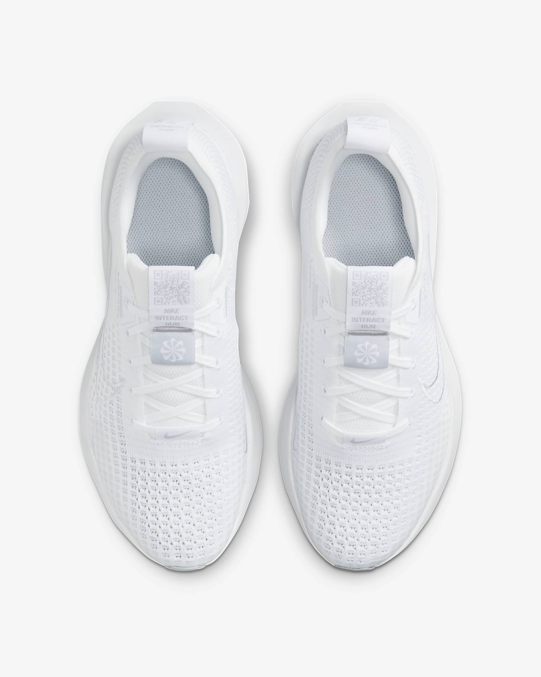 Tenis de correr en pavimento para mujer Nike Interact Run - Blanco/Gris lobo/Platino puro