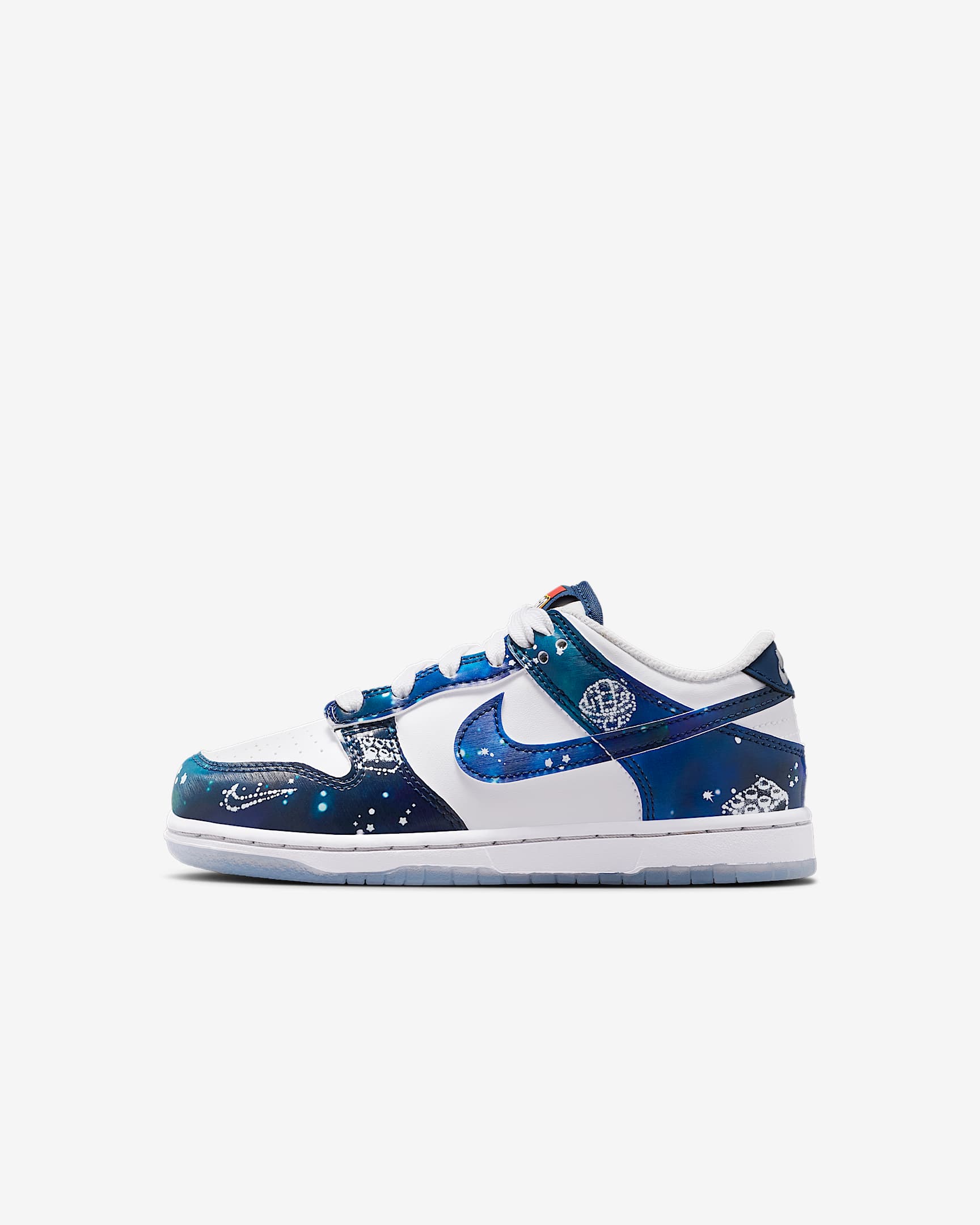 Nike Dunk LOW x LEGO® コレクション リトルキッズシューズ - ホワイト/ブレイブブルー/メタリックプラチナム/マルチカラー