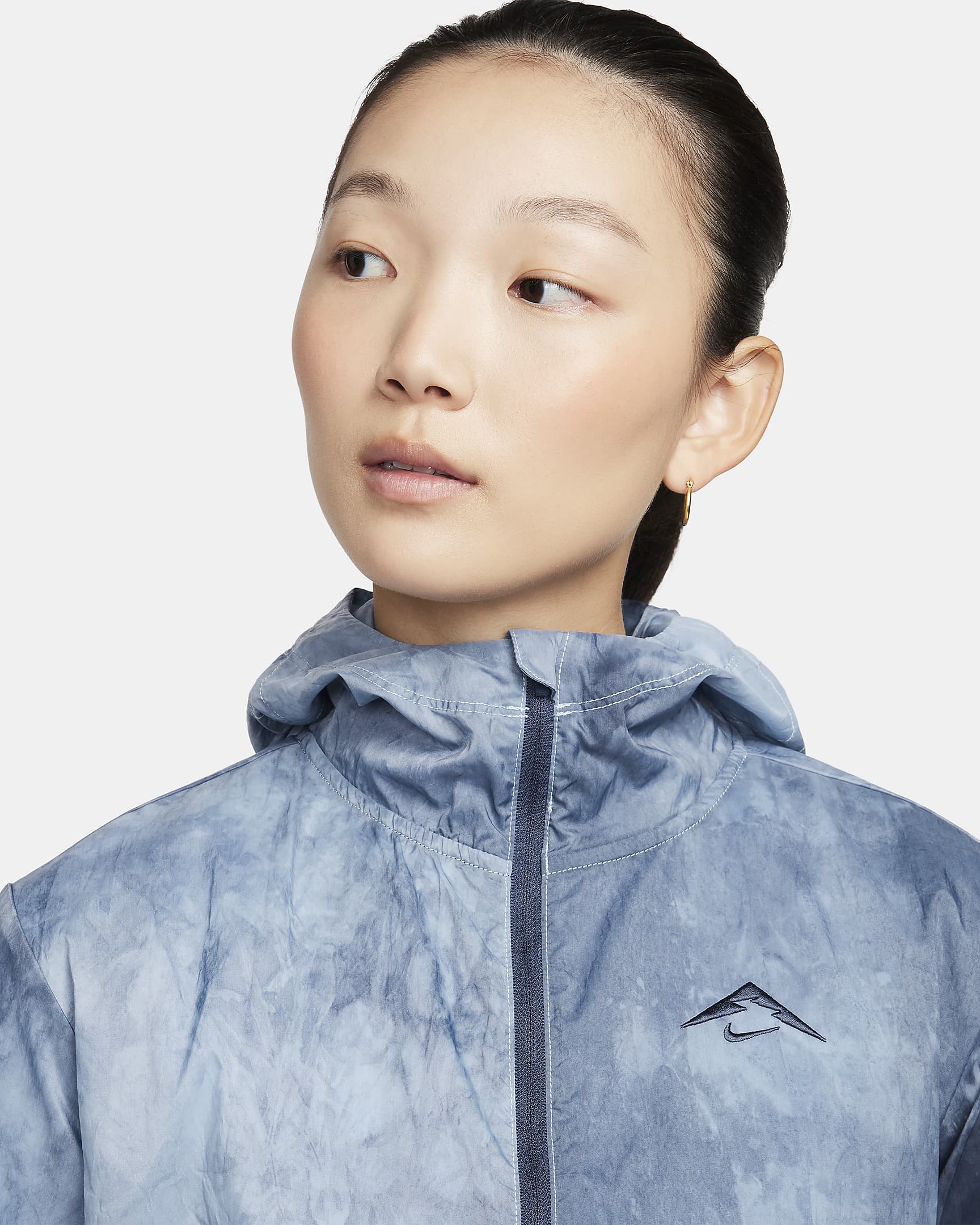 Nike Trail Women's Repel Running Jacket - Light Armoury Blue/Thunder Blue/Thunder Blue