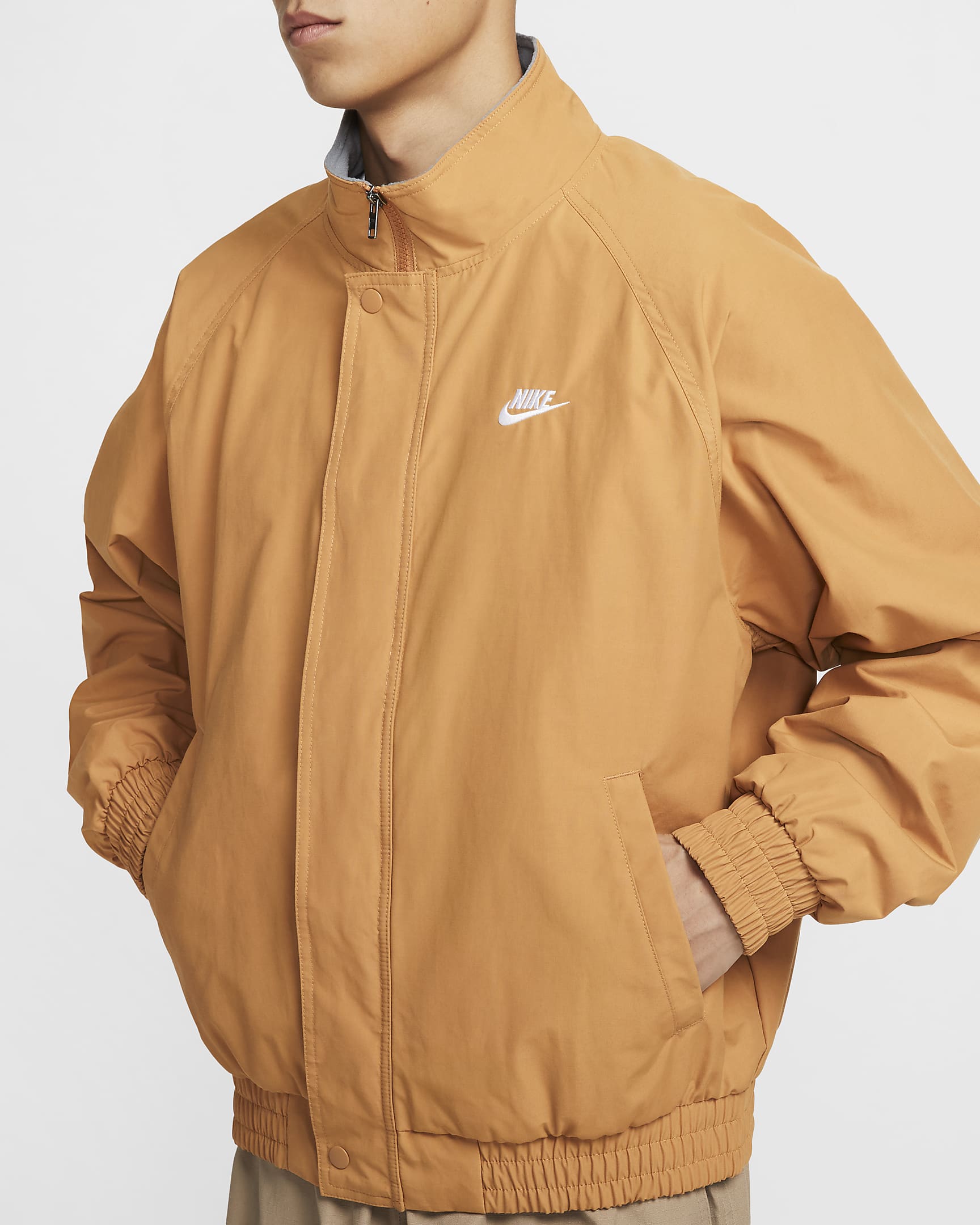 Nike Club Futura Men's Jacket - Flax/White