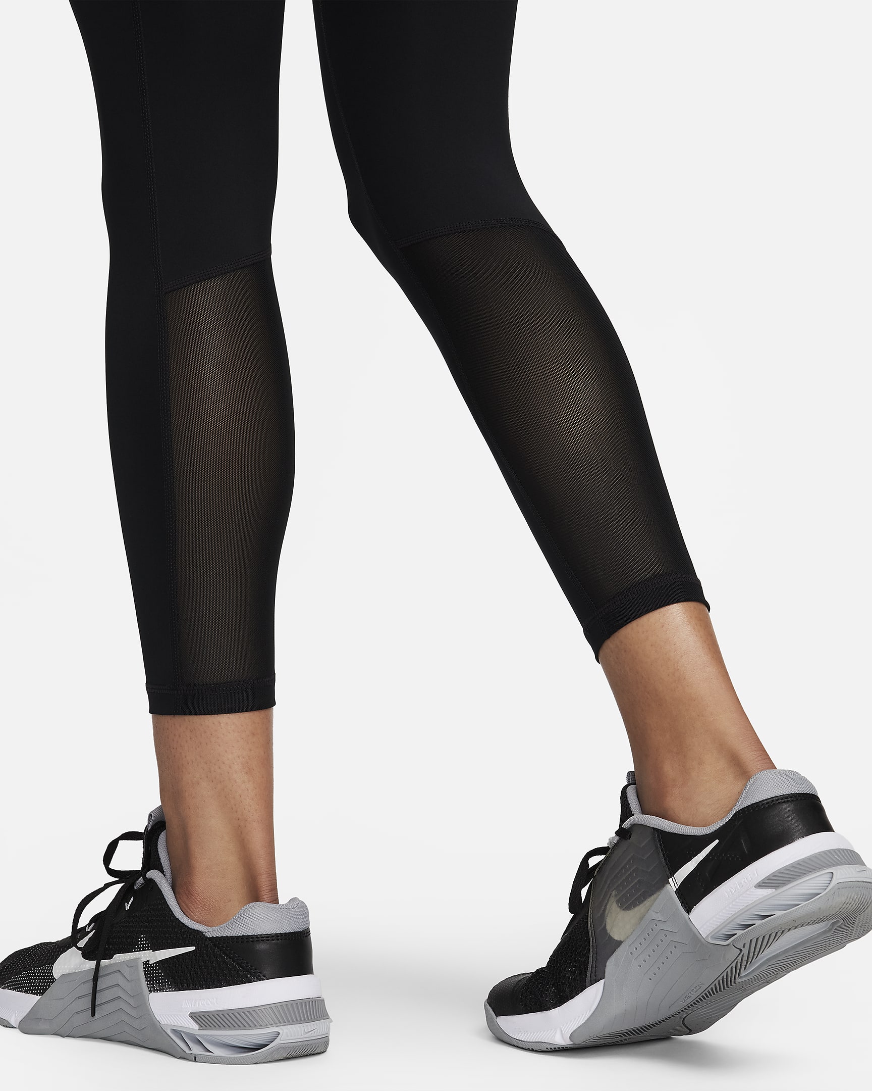 Legging 7/8 taille mi-haute Nike Pro 365 pour femme - Noir/Blanc