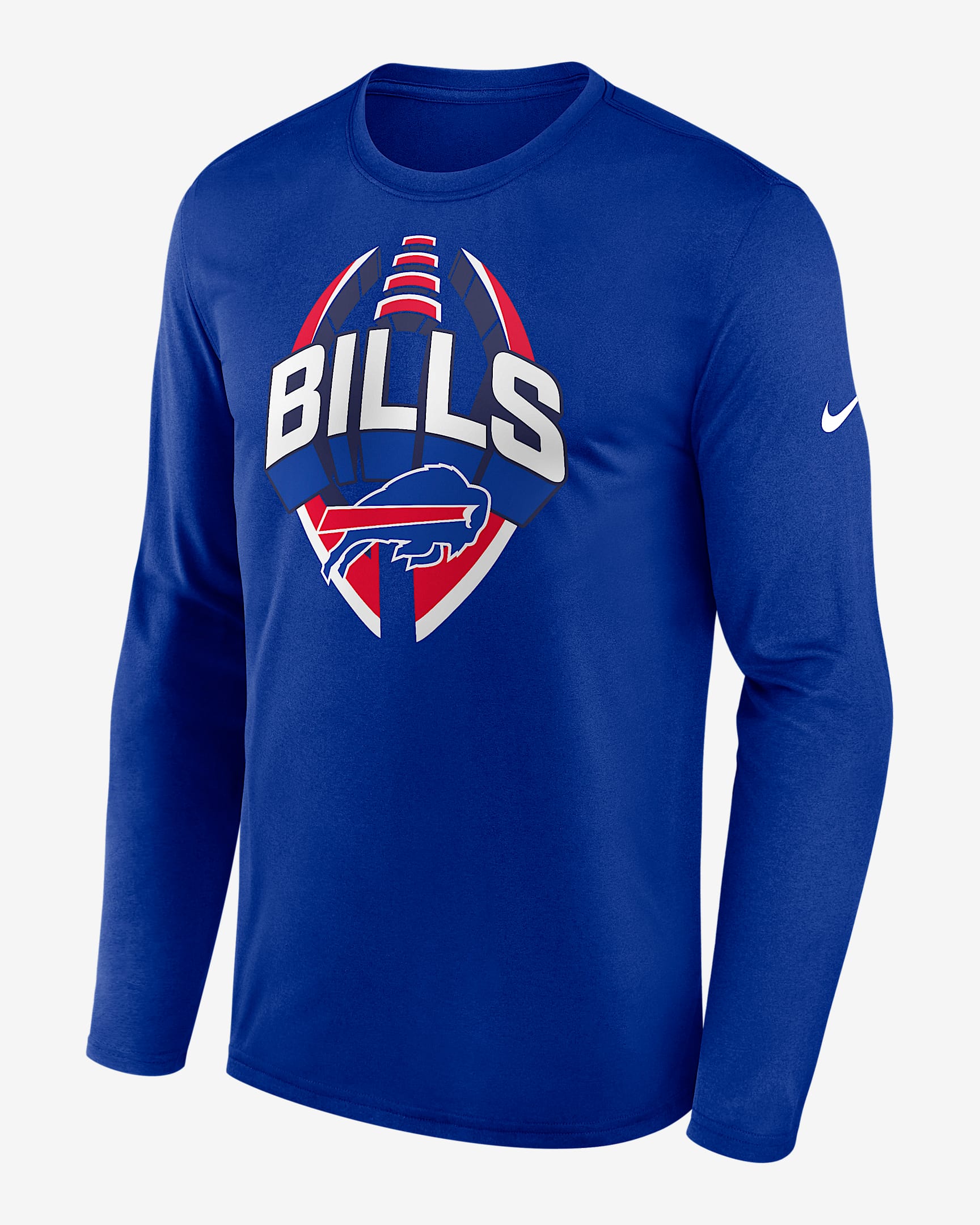 Buffalo Bills Legend Icon Men's Nike Dri-FIT NFL Long-Sleeve T-Shirt - Royal