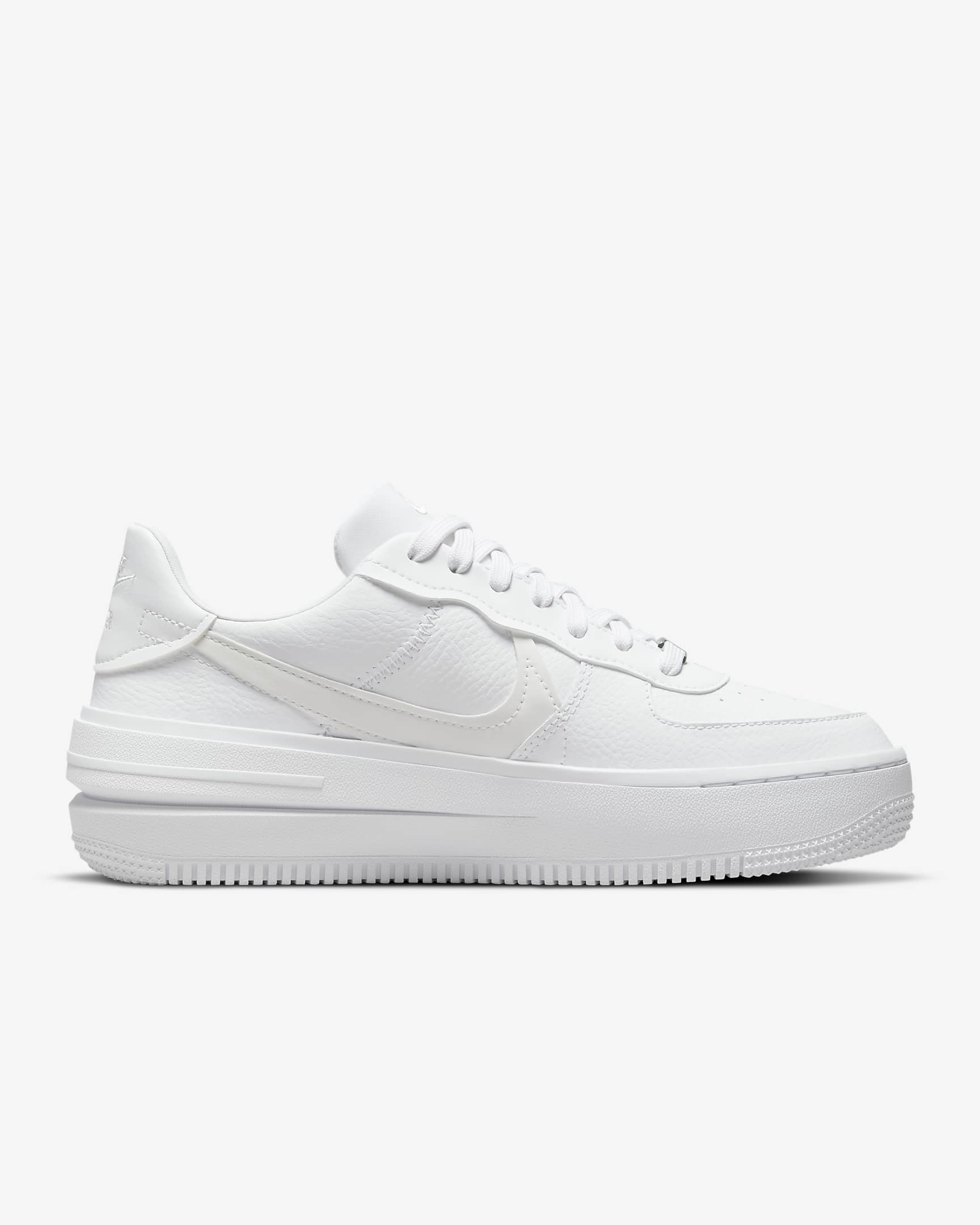 Tenis para mujer Nike Air Force 1 PLT.AF.ORM - Blanco/Blanco/Blanco/Blanco cumbre