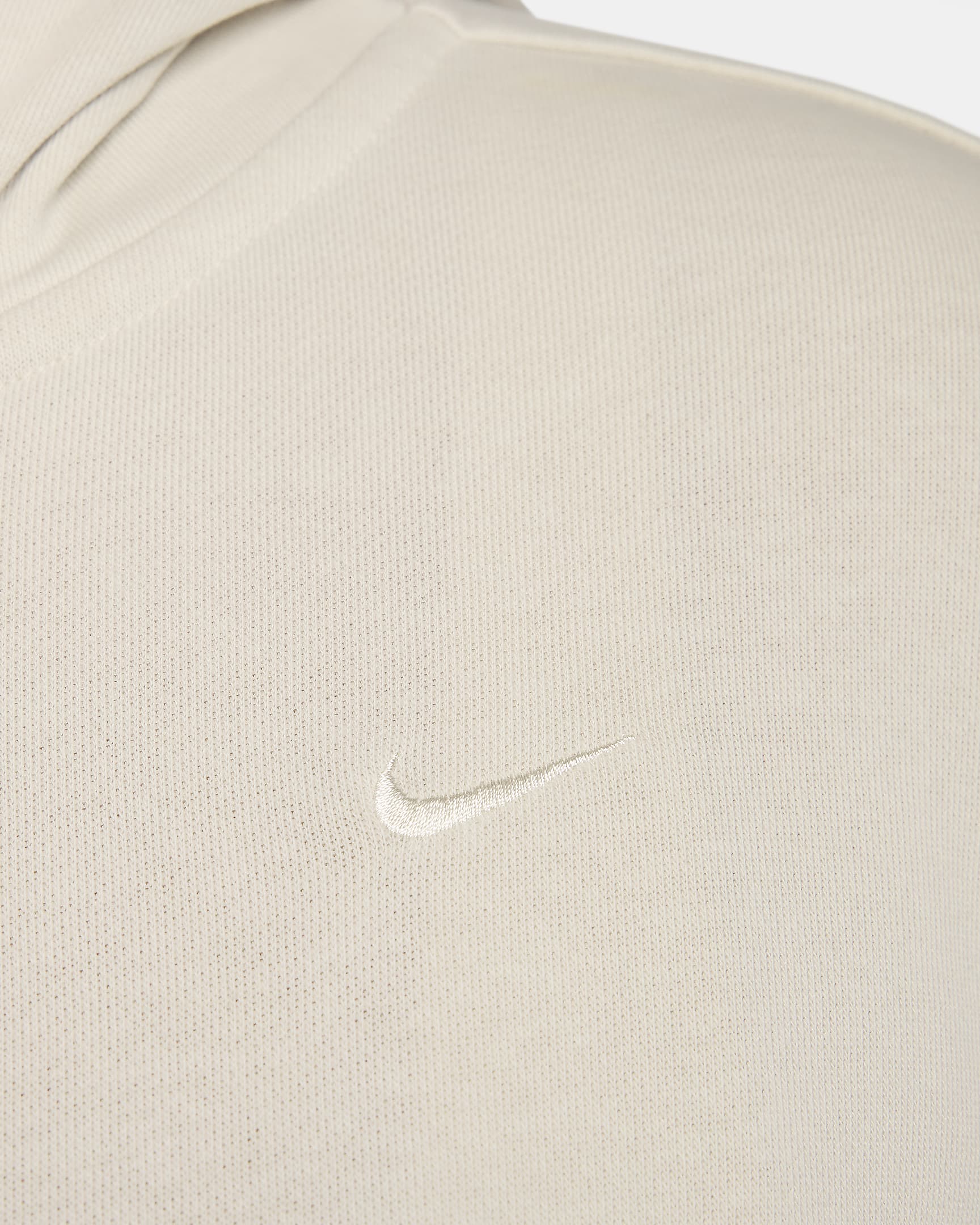 Nike Sportswear Chill Terry Women's Loose Full-Zip French Terry Hoodie (Plus Size) - Light Orewood Brown/Sail