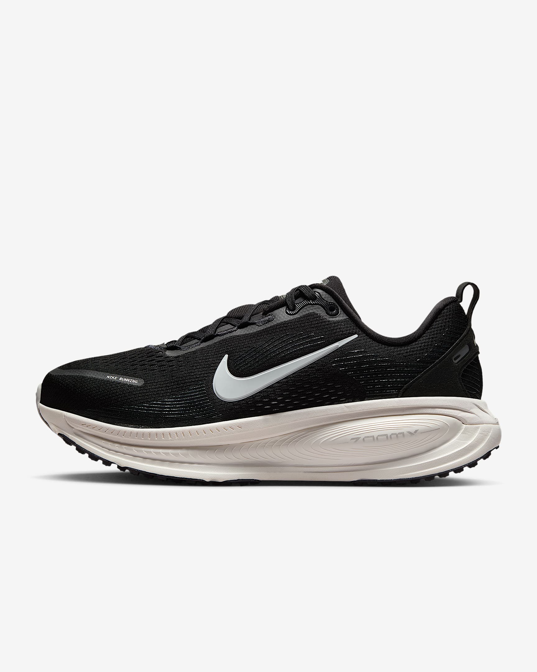 Nike Vomero 18 Women's Road Running Shoes (Extra Wide) - Black/Coconut Milk/Light Iron Ore/Summit White