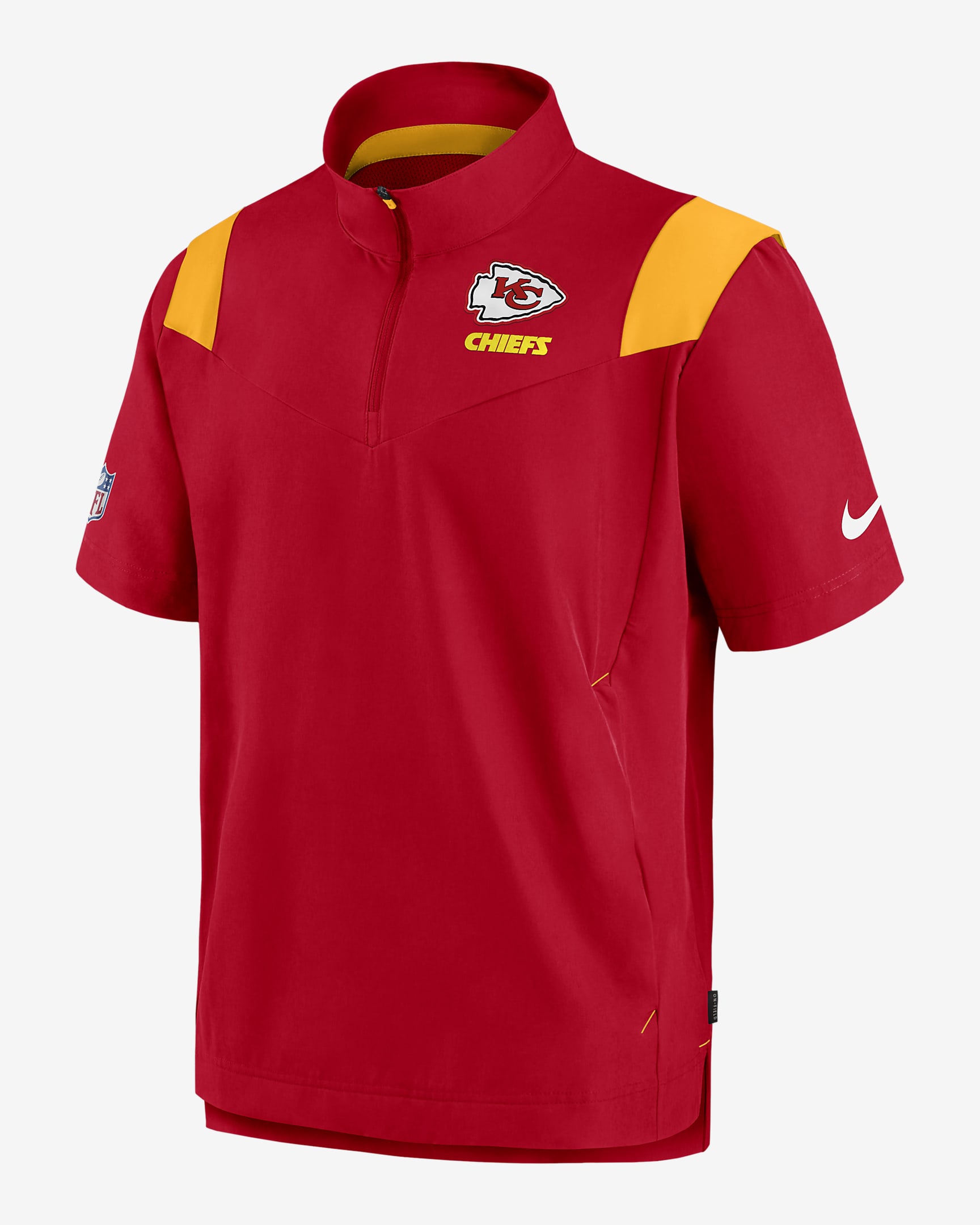 Nike Sideline Coach Lockup (NFL Kansas City Chiefs) Men's Short-Sleeve ...