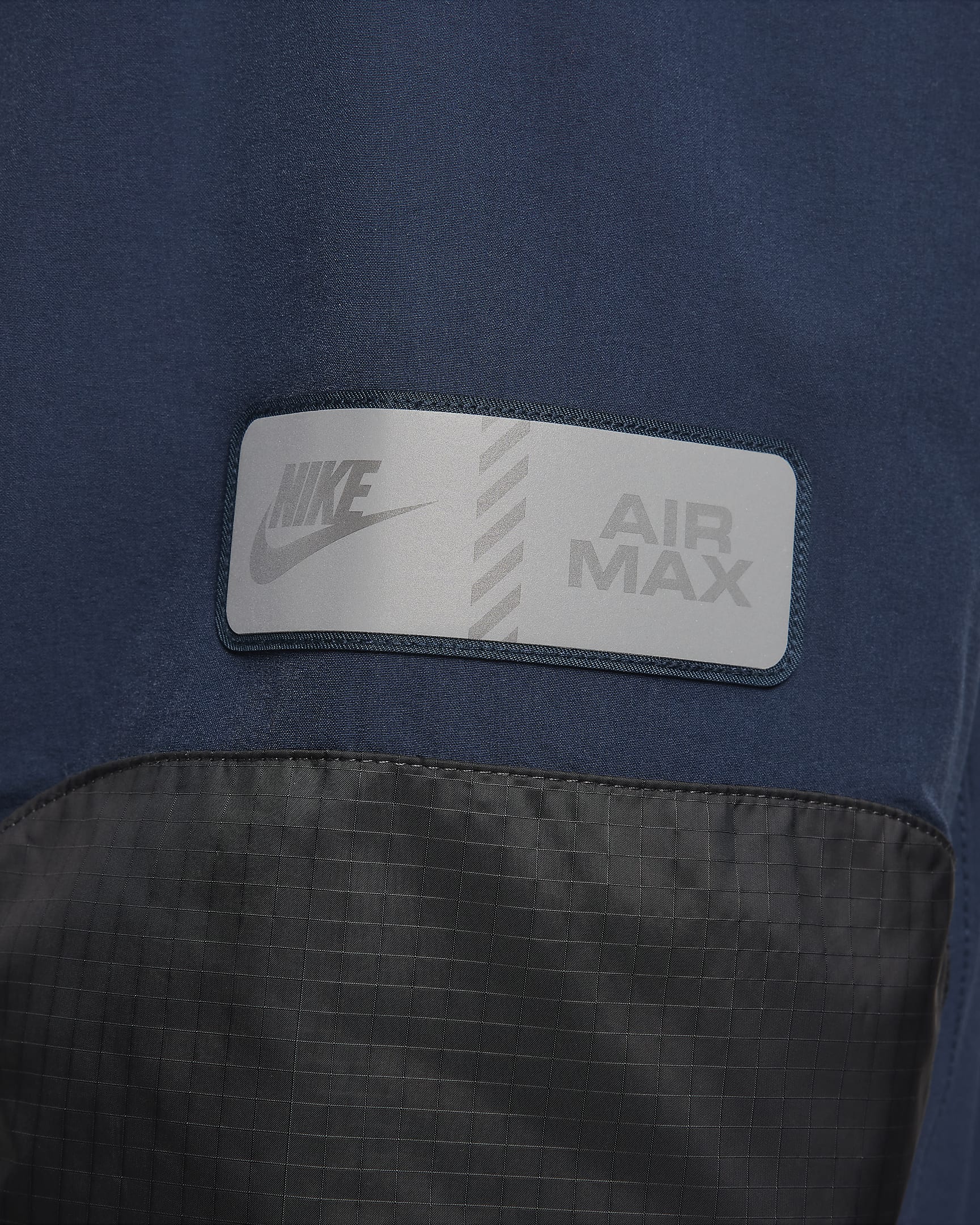 Nike Air Max Chaqueta de tejido Woven - Hombre - Armory Navy/Dark Smoke Grey/Negro