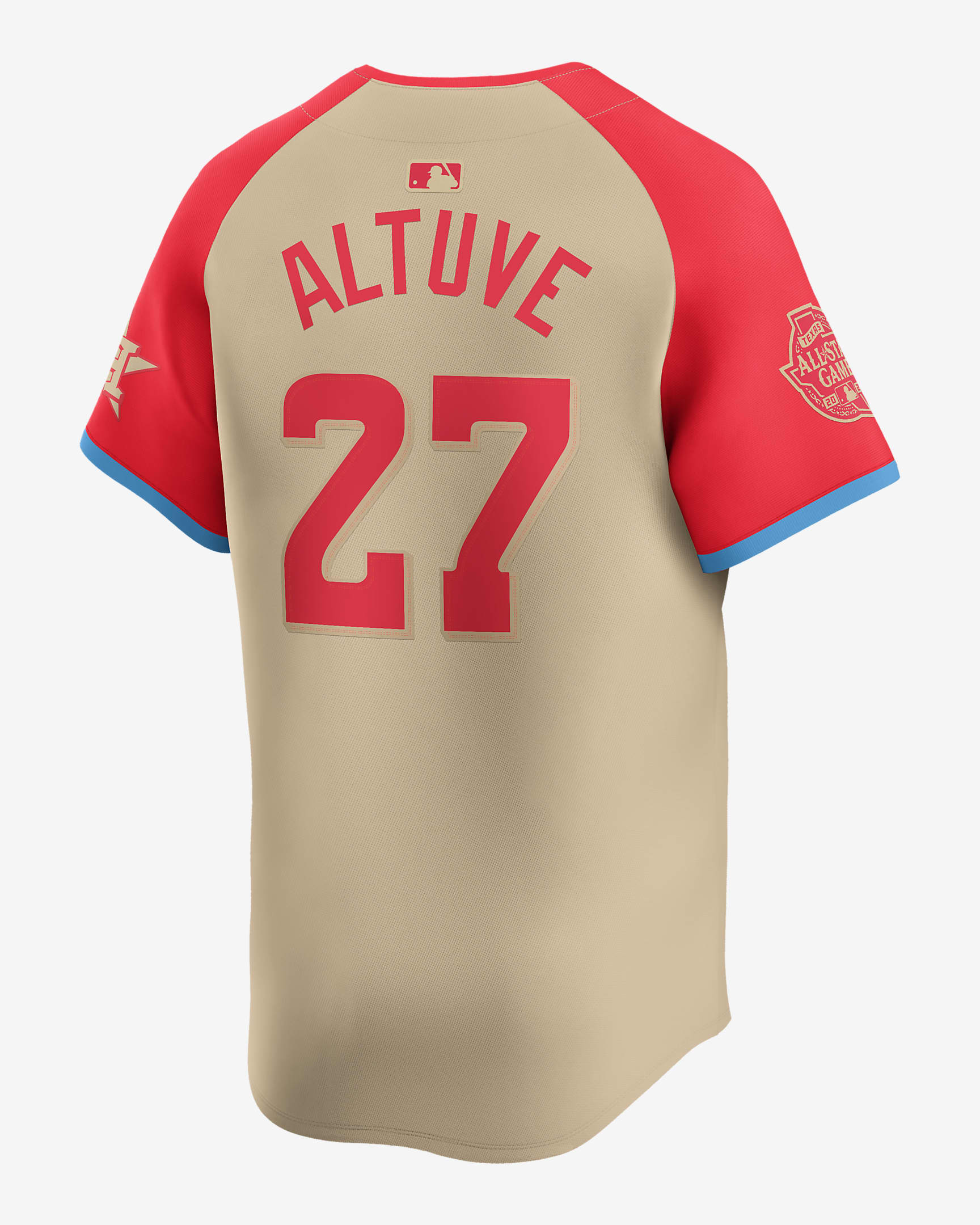 José Altuve American League 2024 All-Star Game Men's Nike Dri-FIT ADV MLB Limited Jersey - Desert Ore