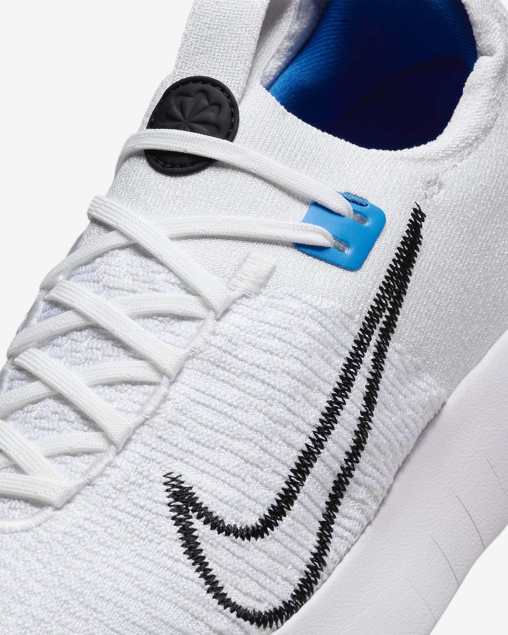 Nike Free RN NN Men's Road Running Shoes - White/Platinum Tint/Star Blue/Black