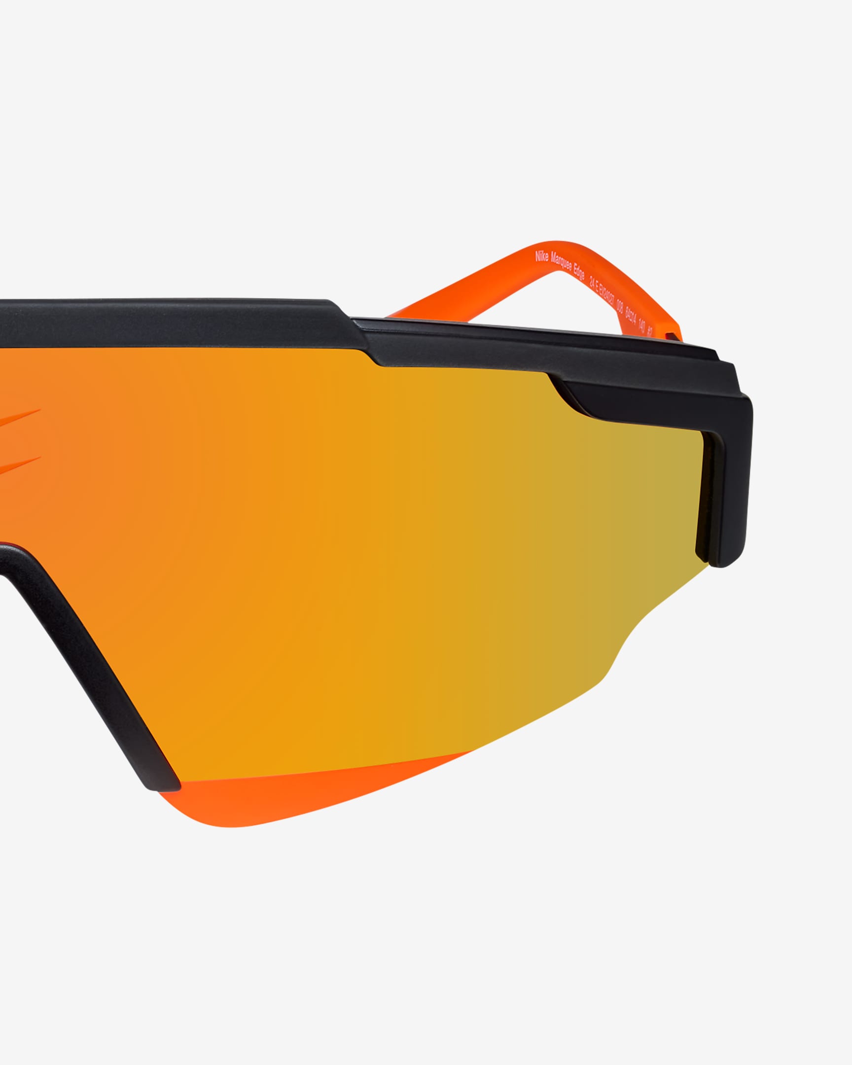 Lunettes de soleil Road Tint Nike Marquee Edge - Noir/Total Orange