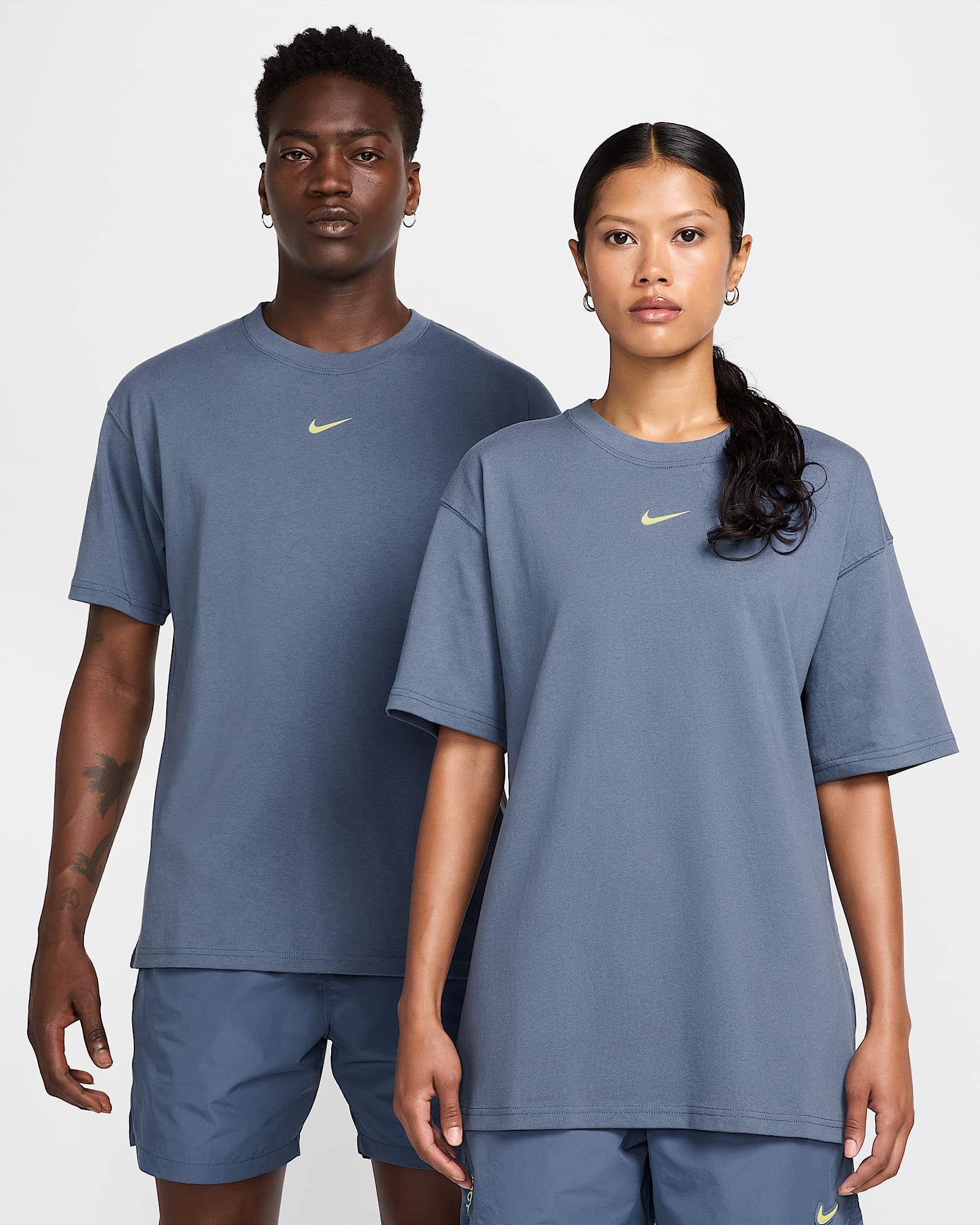 NOCTA T-Shirt - Diffused Blue/Citron Tint