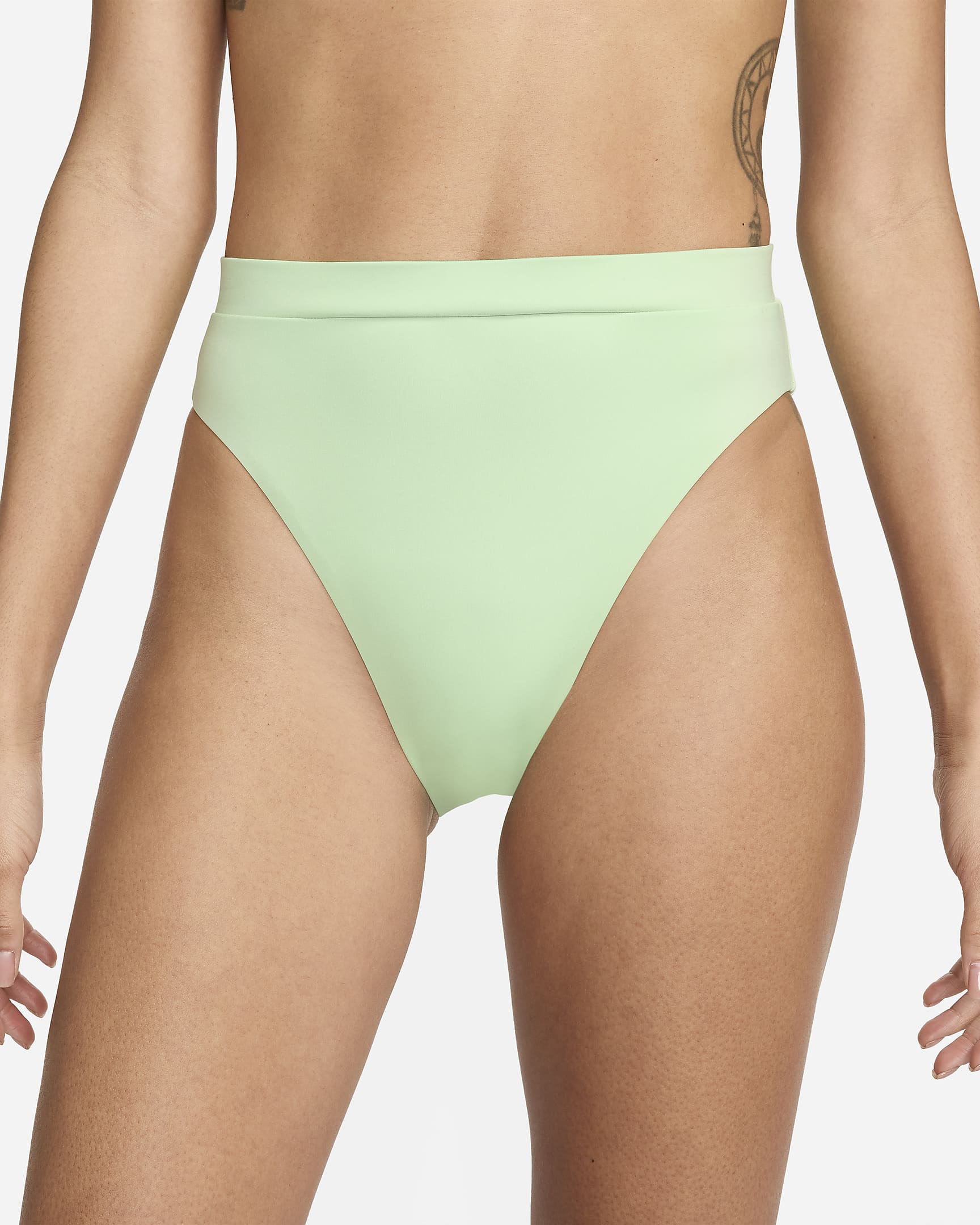 Prenda para la parte inferior de natación de cintura alta para mujer Nike Essential - Verde vapor