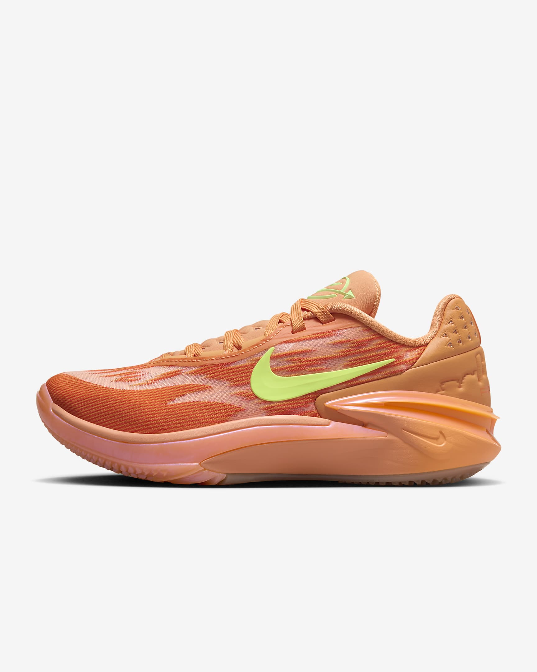 Nike G.T. Cut 2 "Arike Ogunbowale" Basketball Shoes - Bright Mandarin/Camellia/Orange Frost/Lime Blast