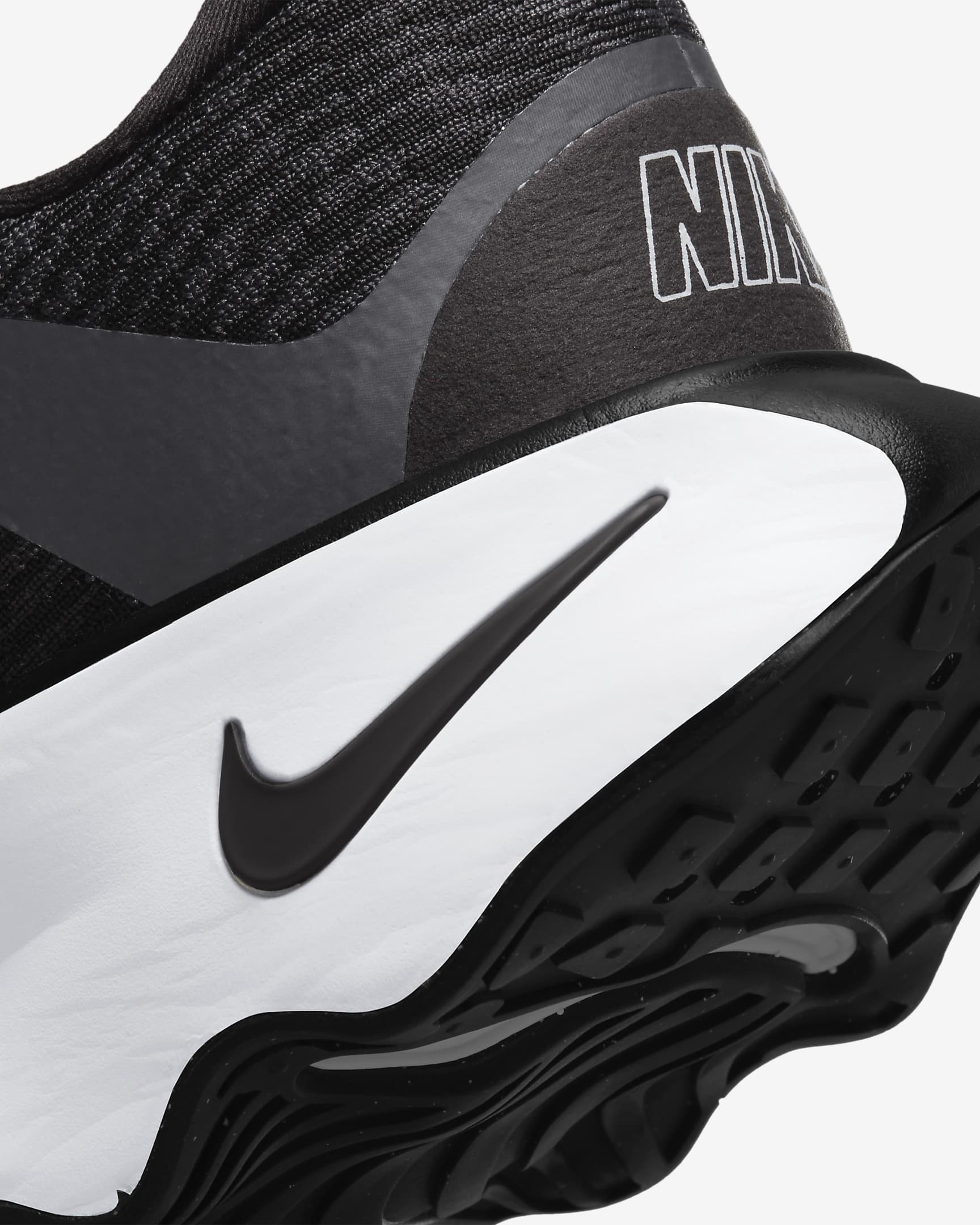 Chaussure de marche Nike Motiva pour homme - Noir/Anthracite/Blanc/Noir