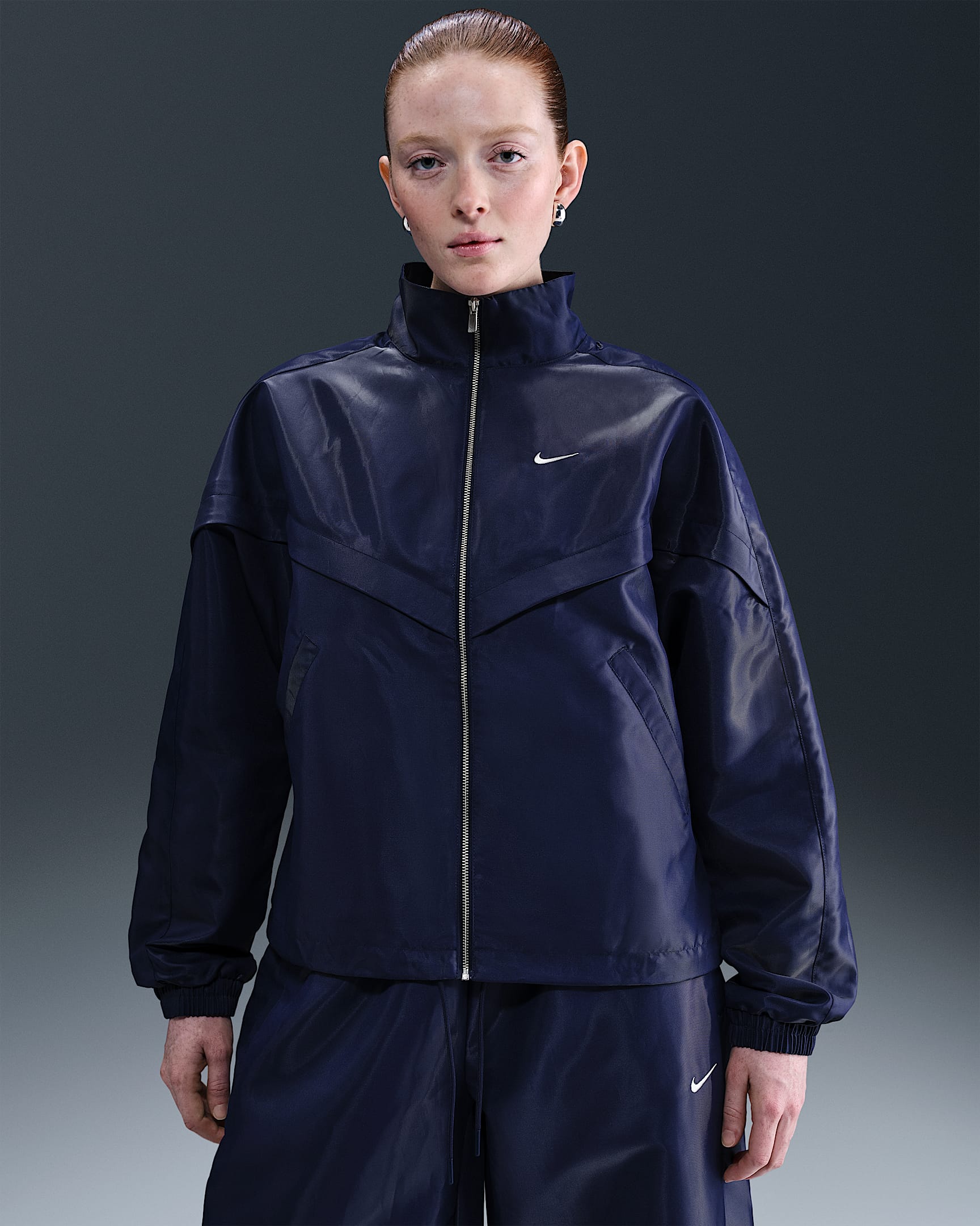 Nike Sportswear Windrunner Women's Jacket - Midnight Navy/Sail