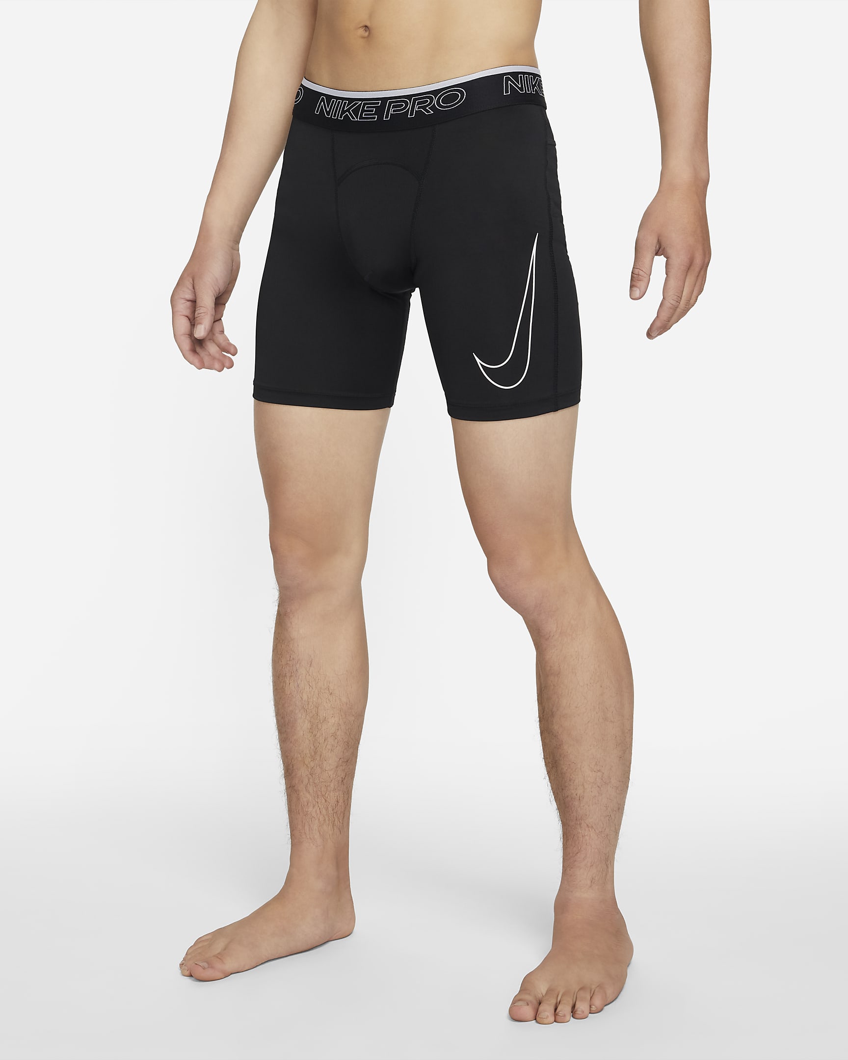 Nike Pro Dri-FIT Men's Shorts - Black/White