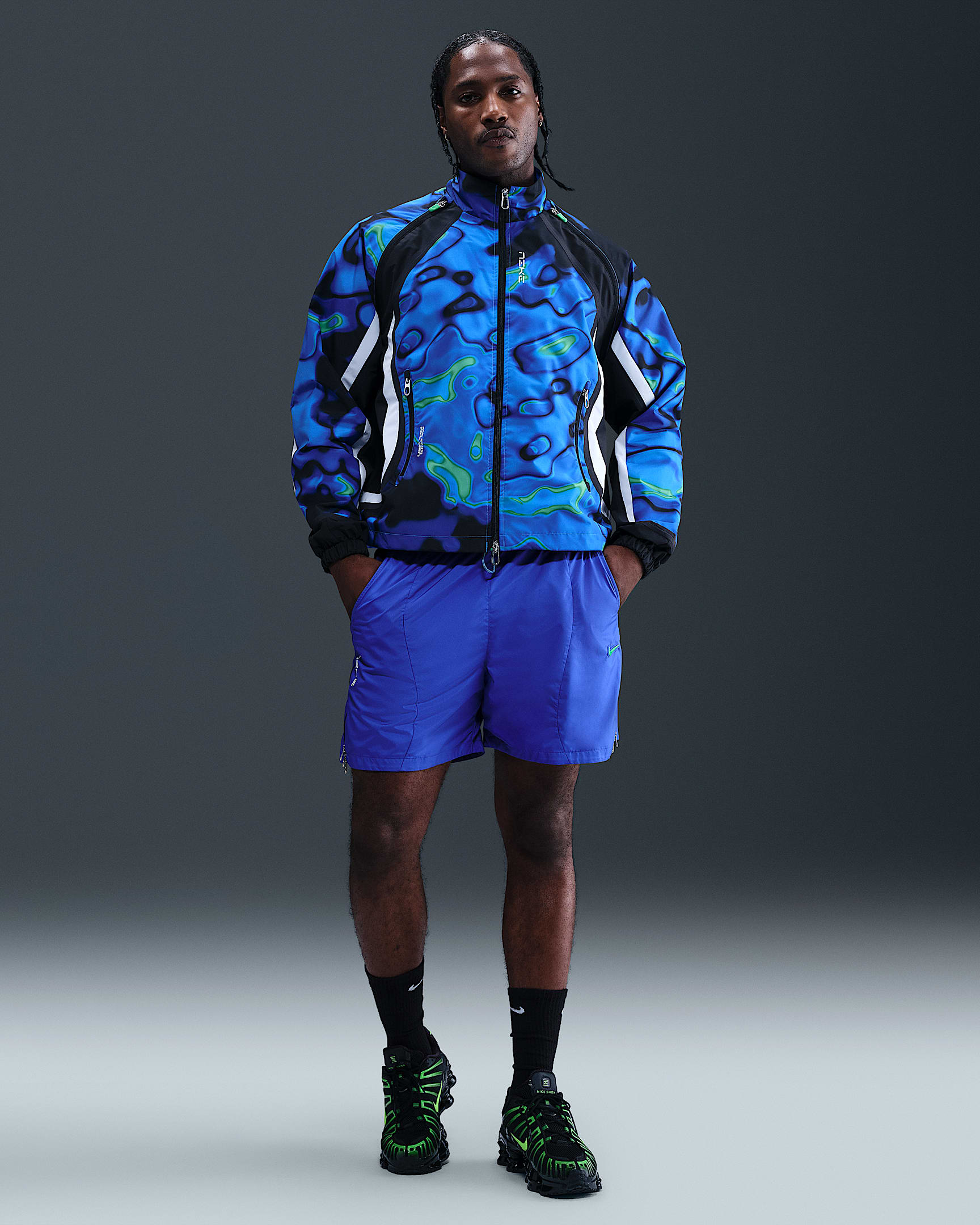 Nike Project F.R.O.G. Men's Shorts - Hyper Royal/Green Shock/Hyper Pink/Green Shock