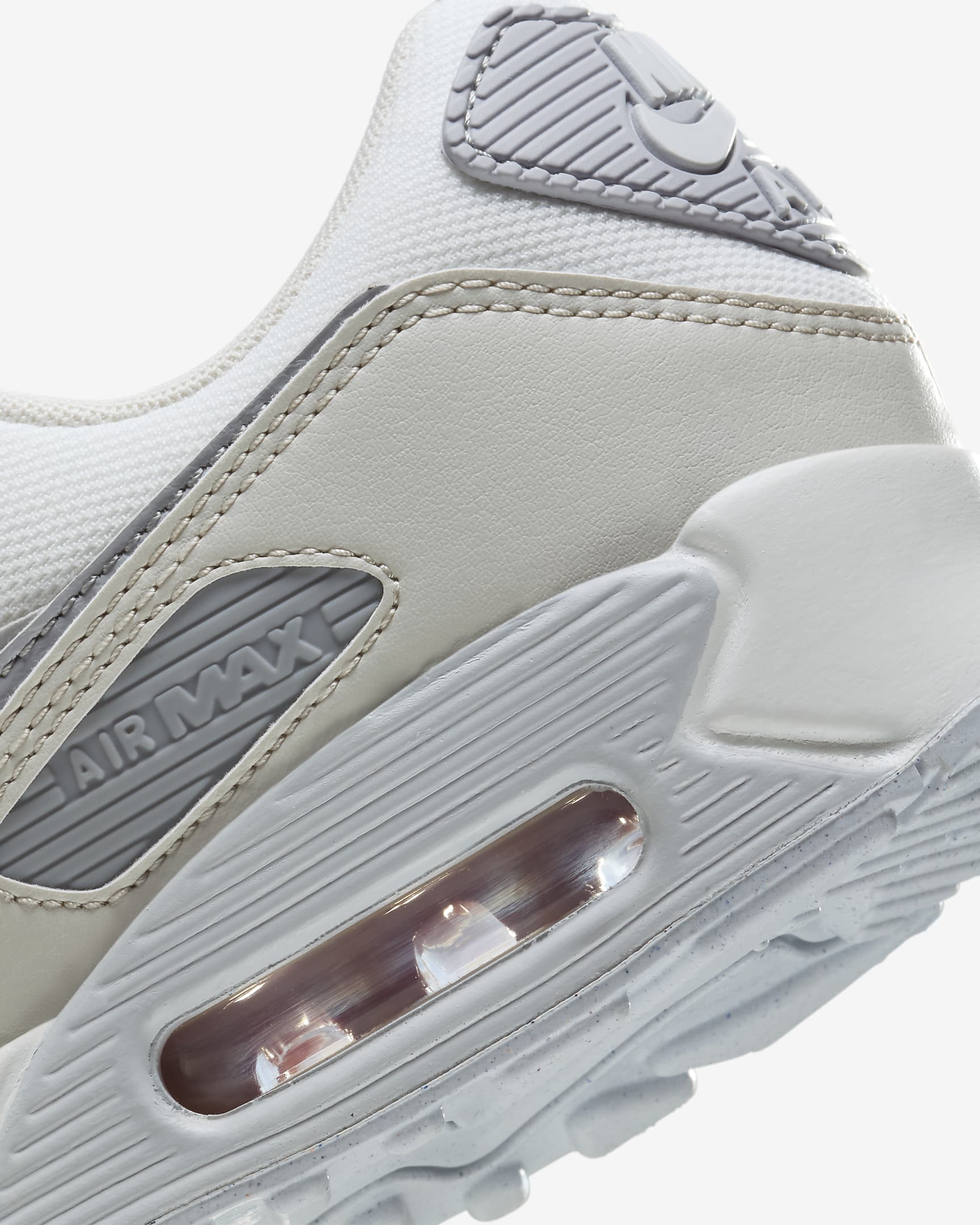 Nike Air Max 90 Women's Shoes - Summit White/Beyond Pink/Pure Platinum/Wolf Grey