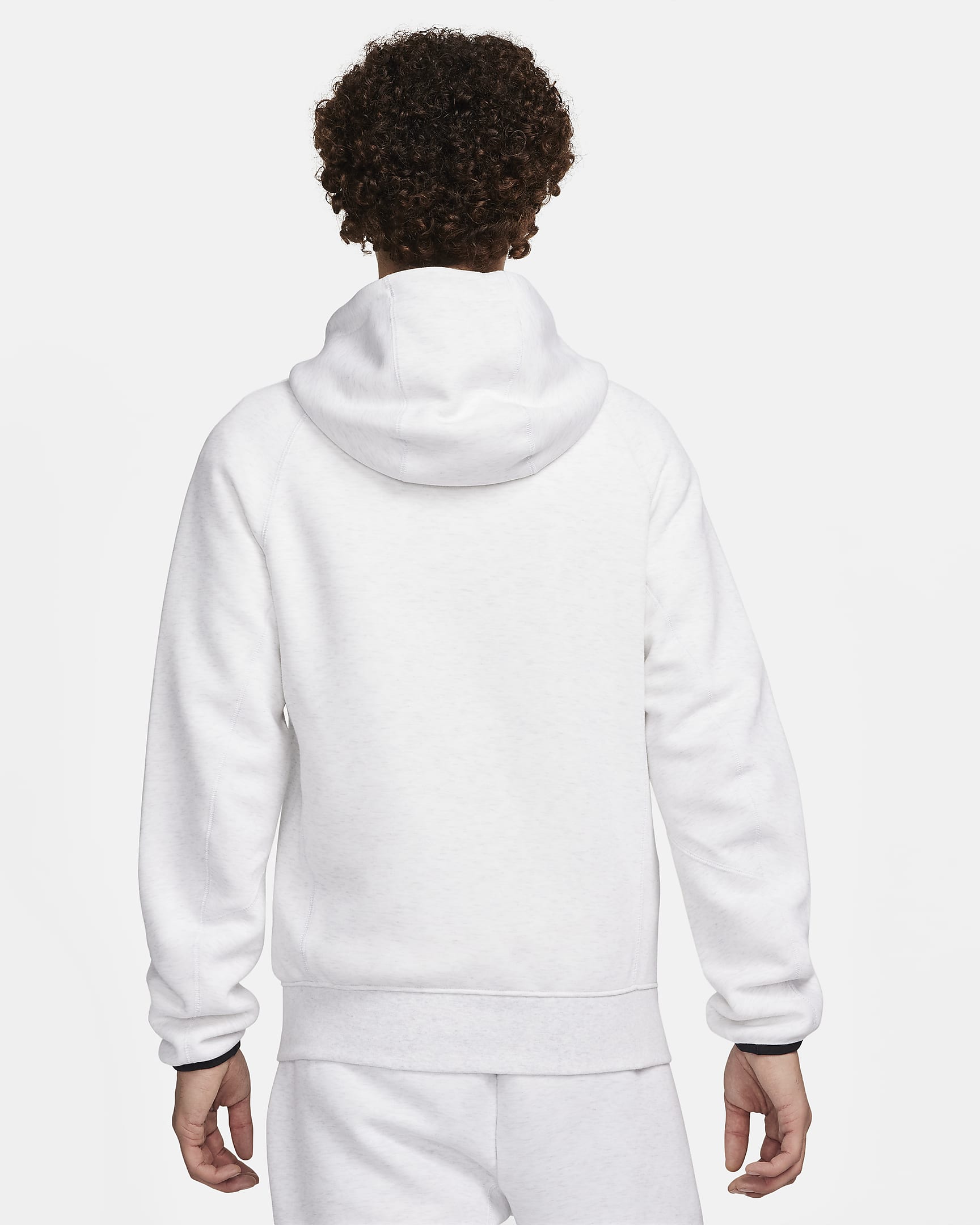 Nike Sportswear Tech Fleece Men's Pullover Hoodie - Birch Heather/Black