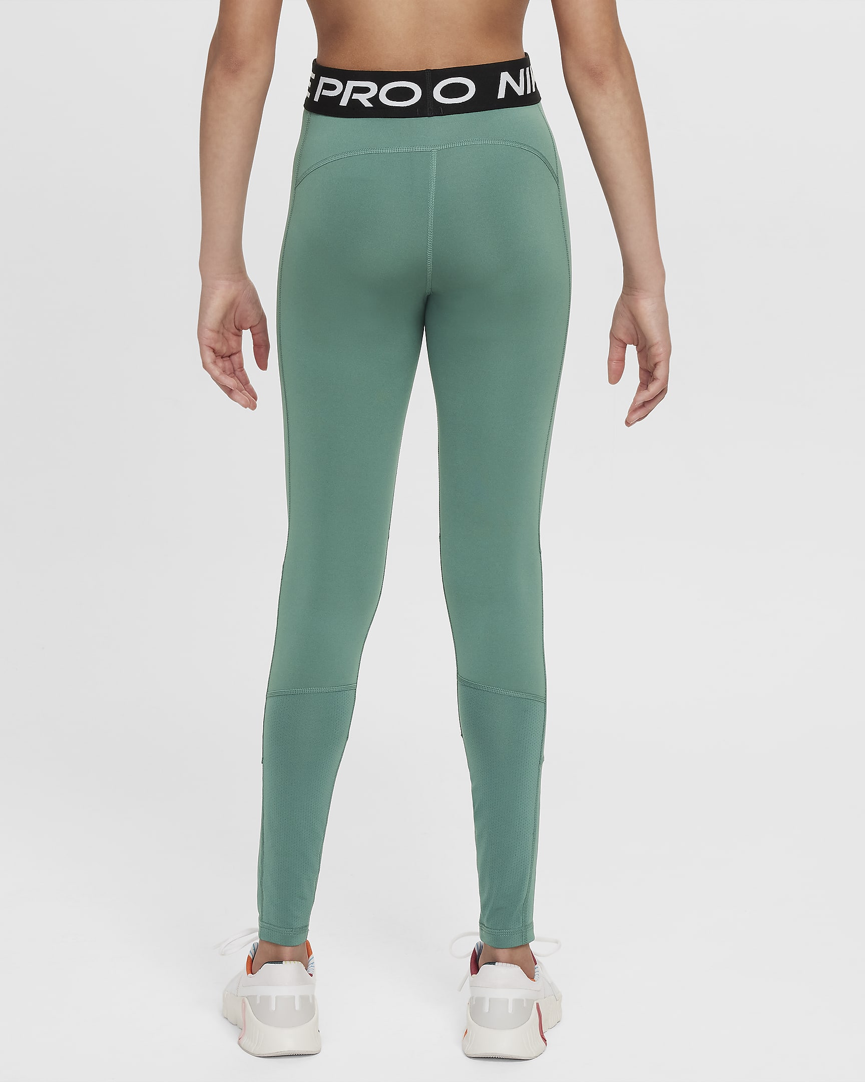 Leggings Nike Pro Dri-FIT - Ragazza - Bicoastal/Nero/Bianco