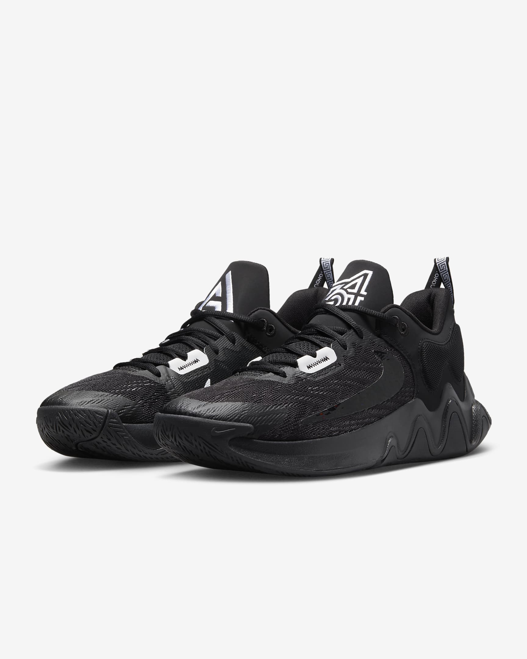 Giannis Immortality 2 Basketball Shoes - Black/Wolf Grey/White/Black