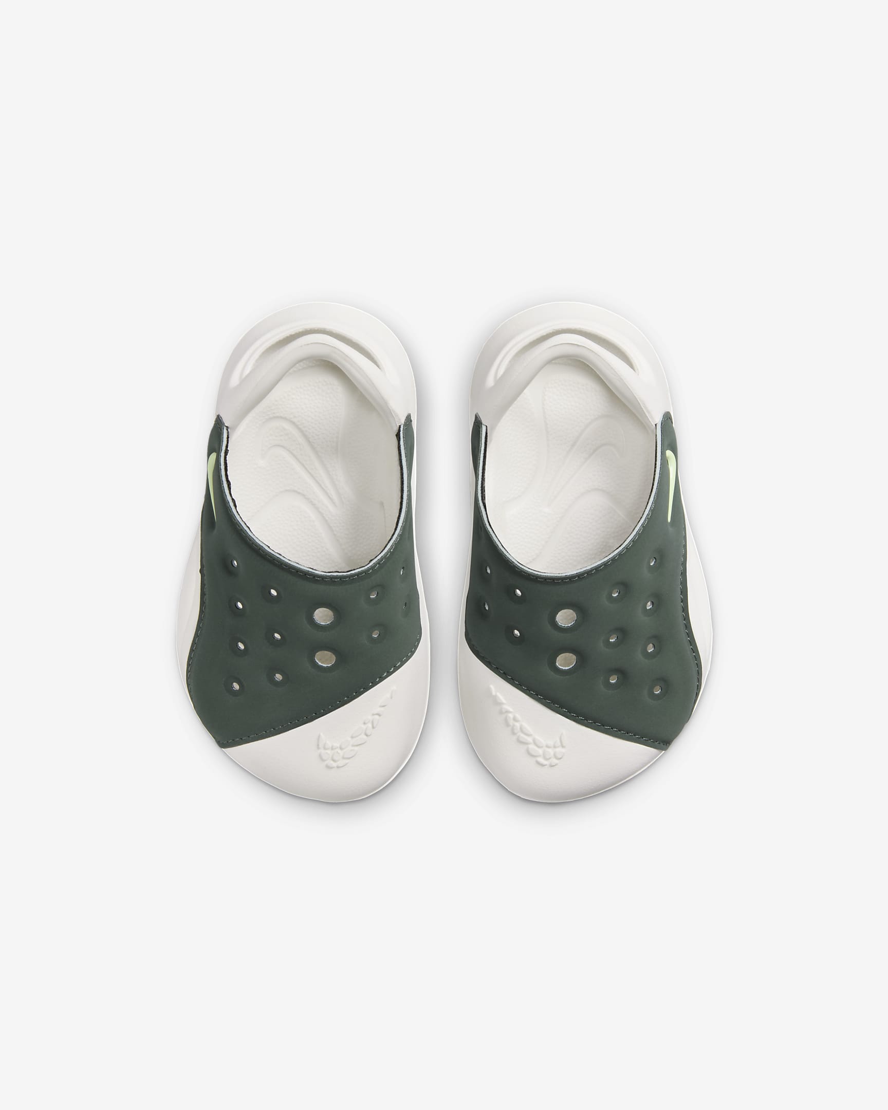 Nike Aqua Swoosh Baby/Toddler Sandals - Vintage Green/Sail/Barely Volt