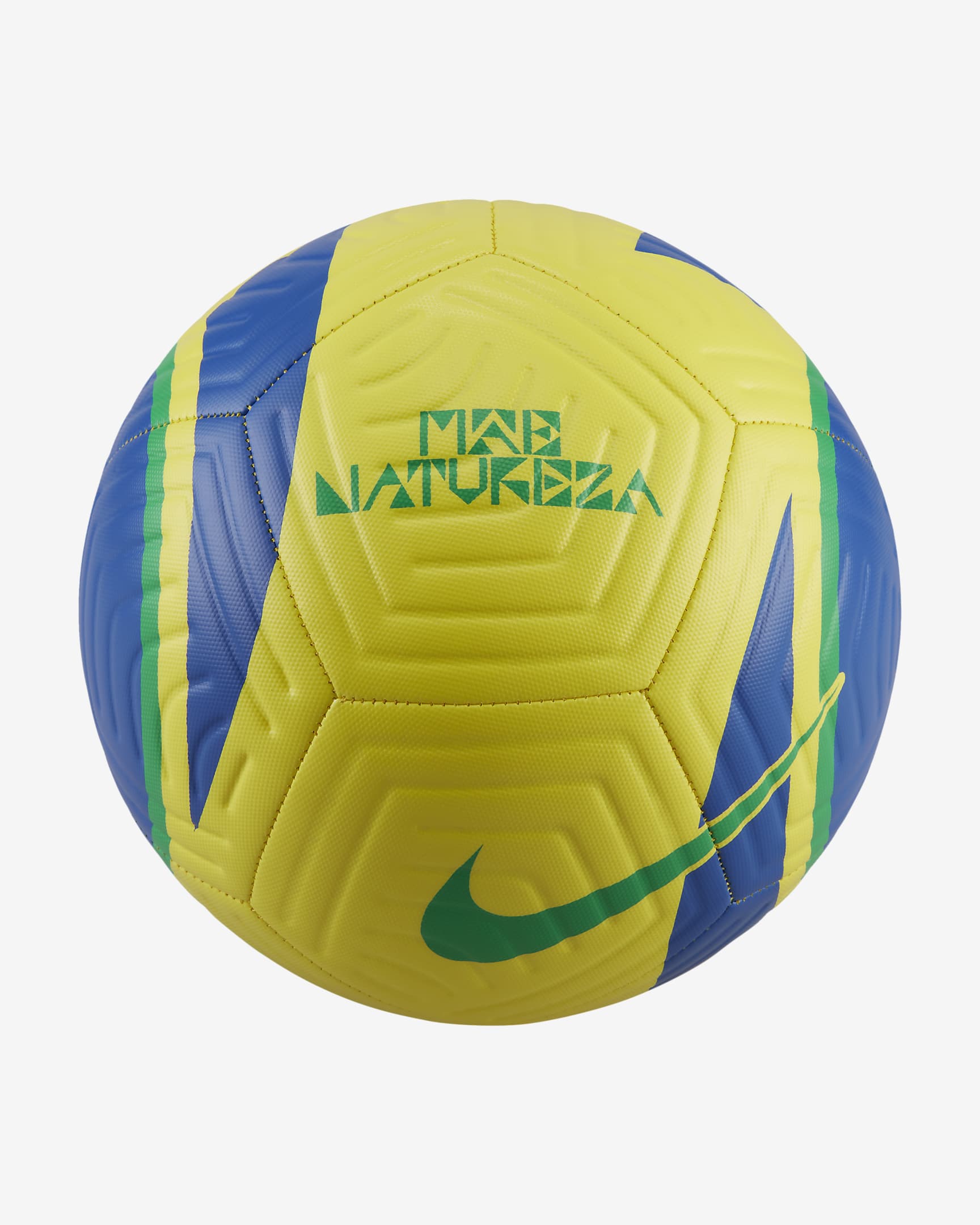 Brazil Academy Soccer Ball - Dynamic Yellow/Paramount Blue/Green Spark