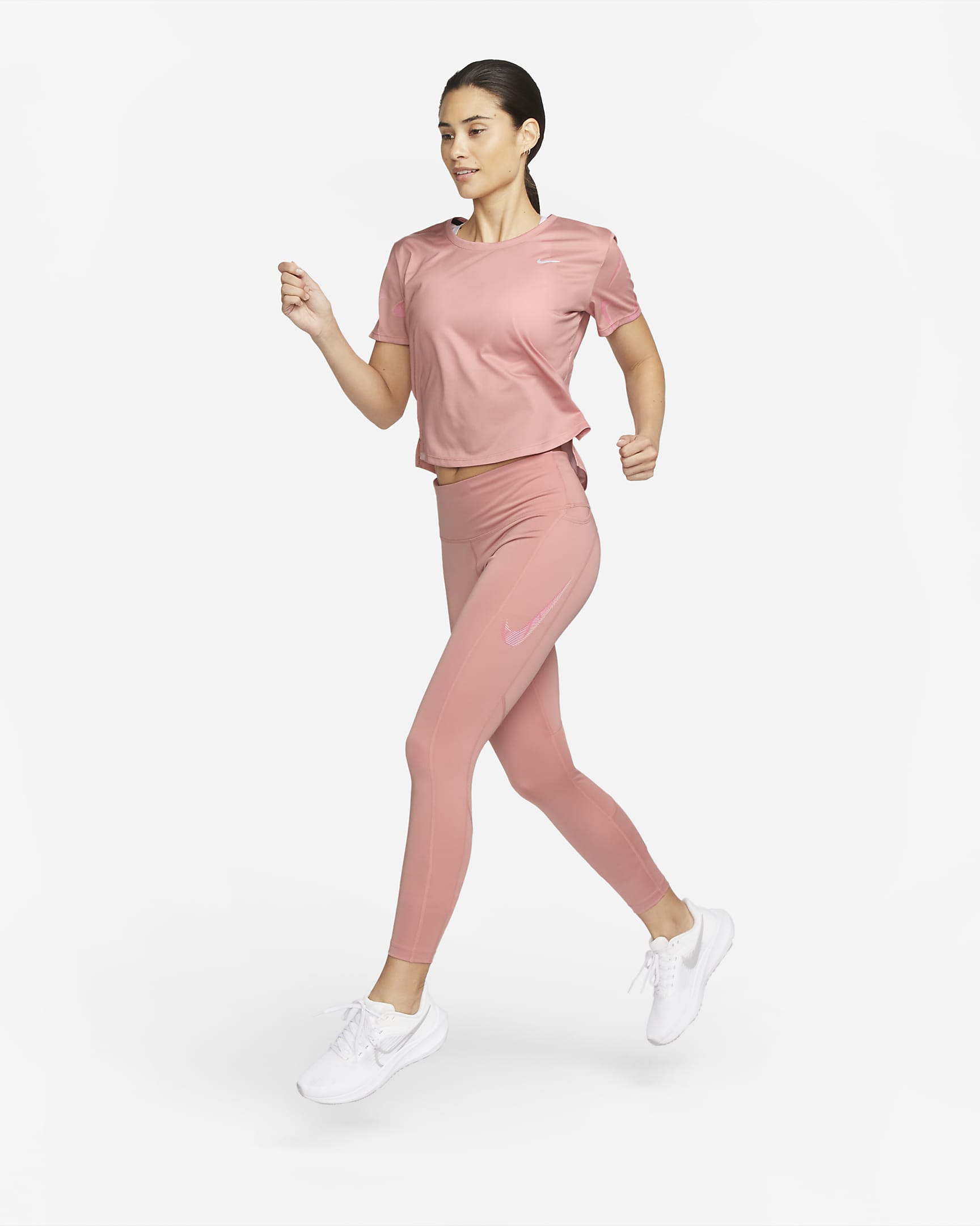 Nike Dri-FIT Swoosh Women's Short-Sleeve Printed Running Top. Nike UK