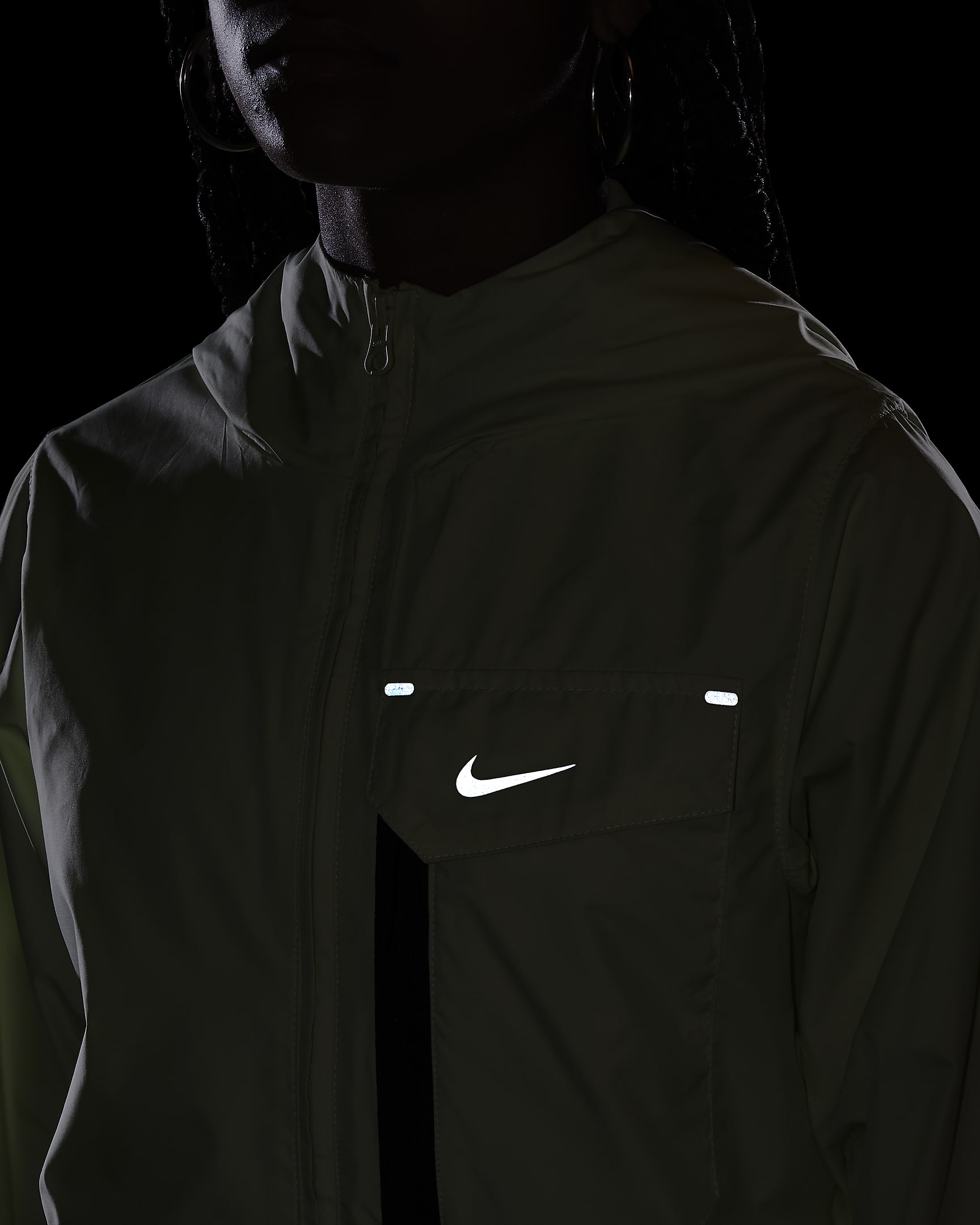 Nike Sportswear City Utility Jacke (ältere Kinder) - Lime Ice/Schwarz/Schwarz