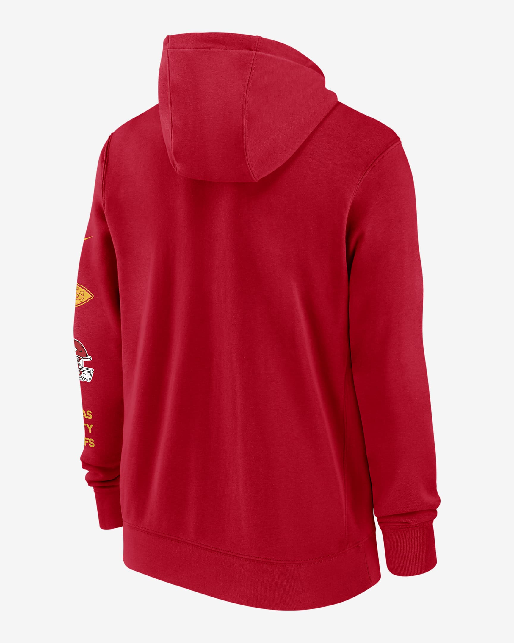 Kansas City Chiefs Club Men's Nike NFL Full-Zip Hoodie - Red