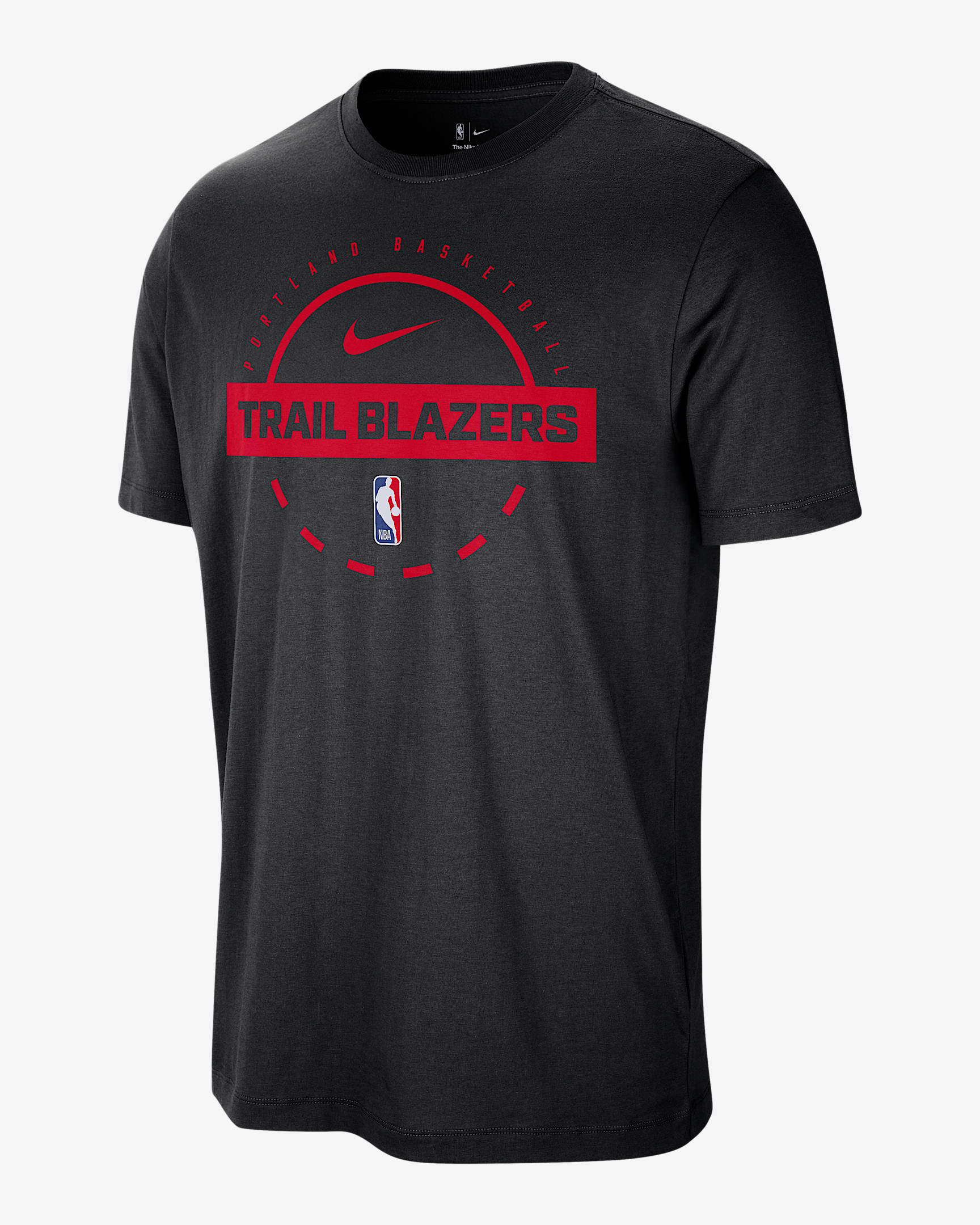 Portland Trail Blazers Men's Nike NBA Practice T-Shirt - Black