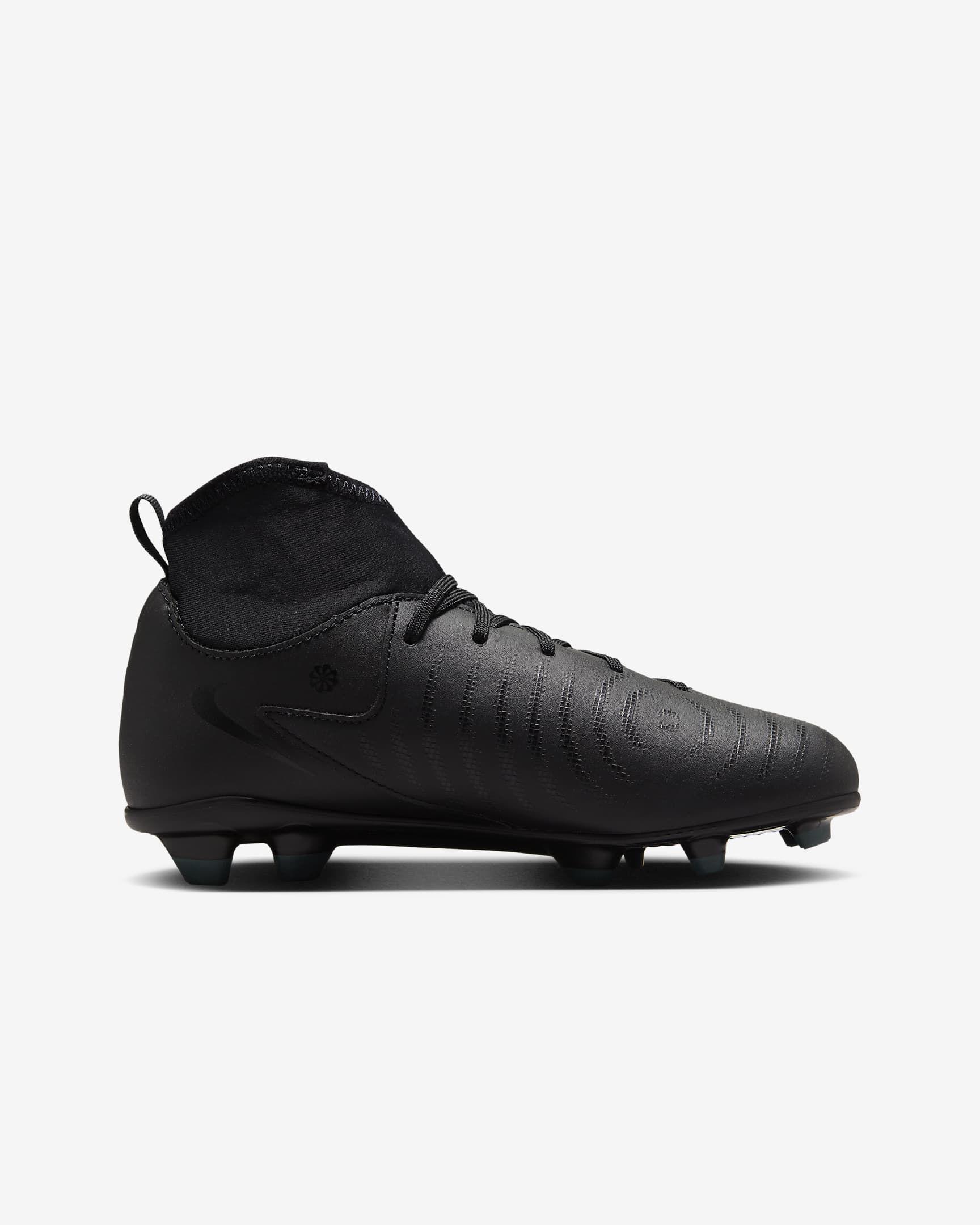 Scarpa da calcio a taglio alto MG Nike Jr. Phantom Luna 2 Club – Bambino/a e ragazzo/a - Nero/Deep Jungle/Nero