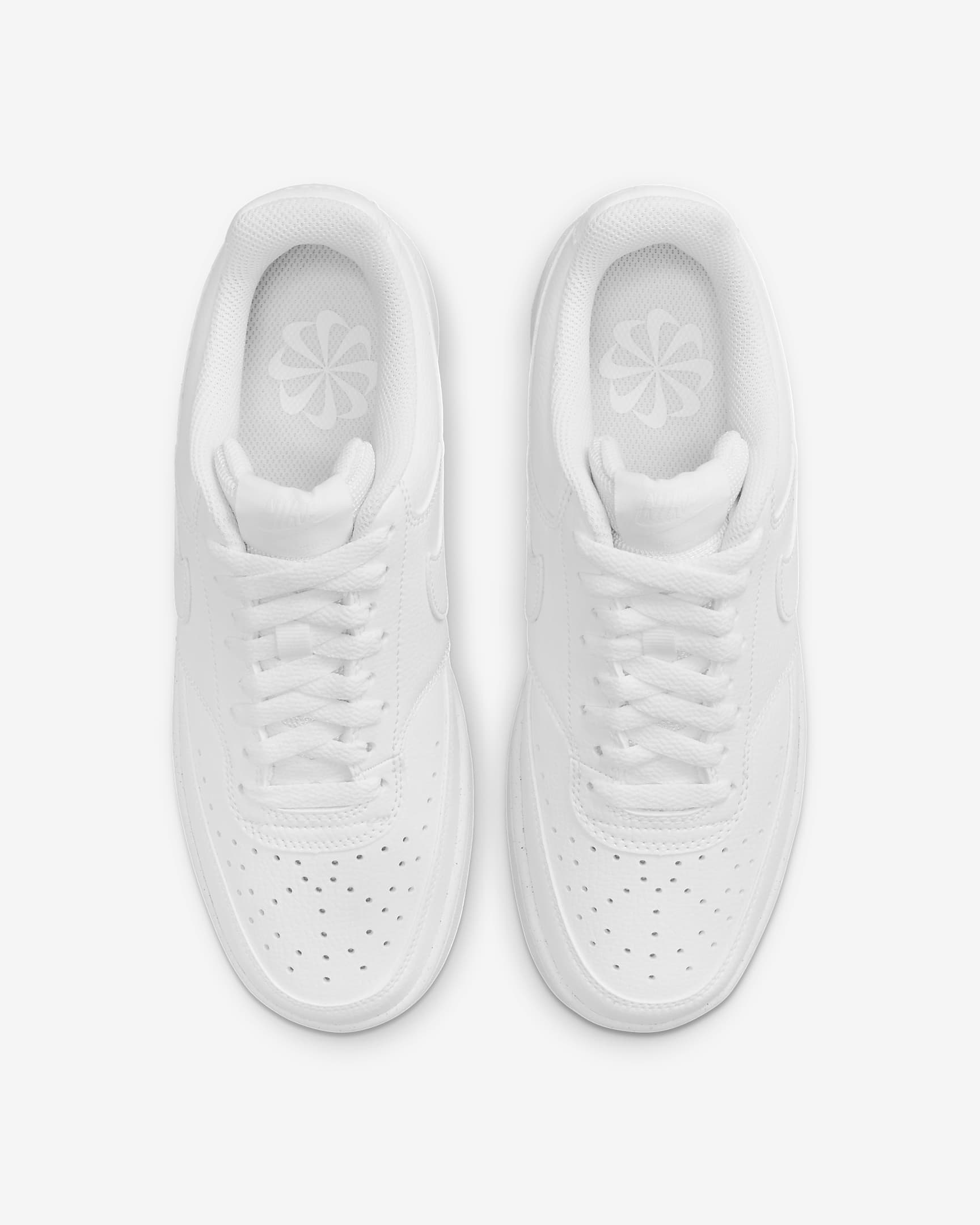 Tenis para mujer Nike Court Vision Low Next Nature - Blanco/Blanco/Blanco