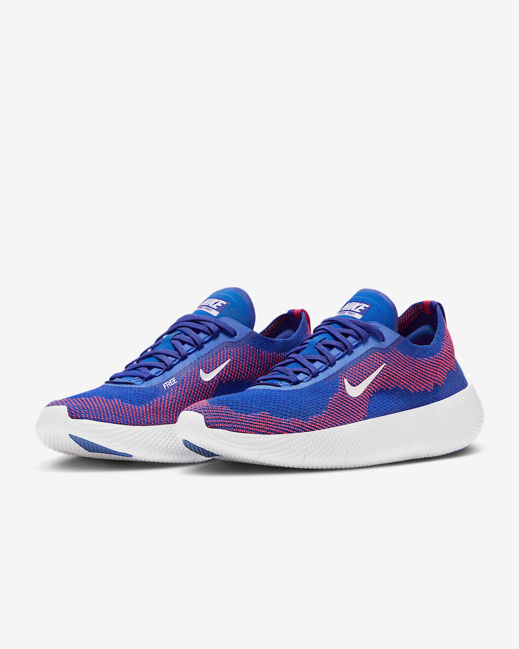 Nike Free 2025 Men's Road Running Shoes - Racer Blue/Bright Crimson/Blue Void/Black