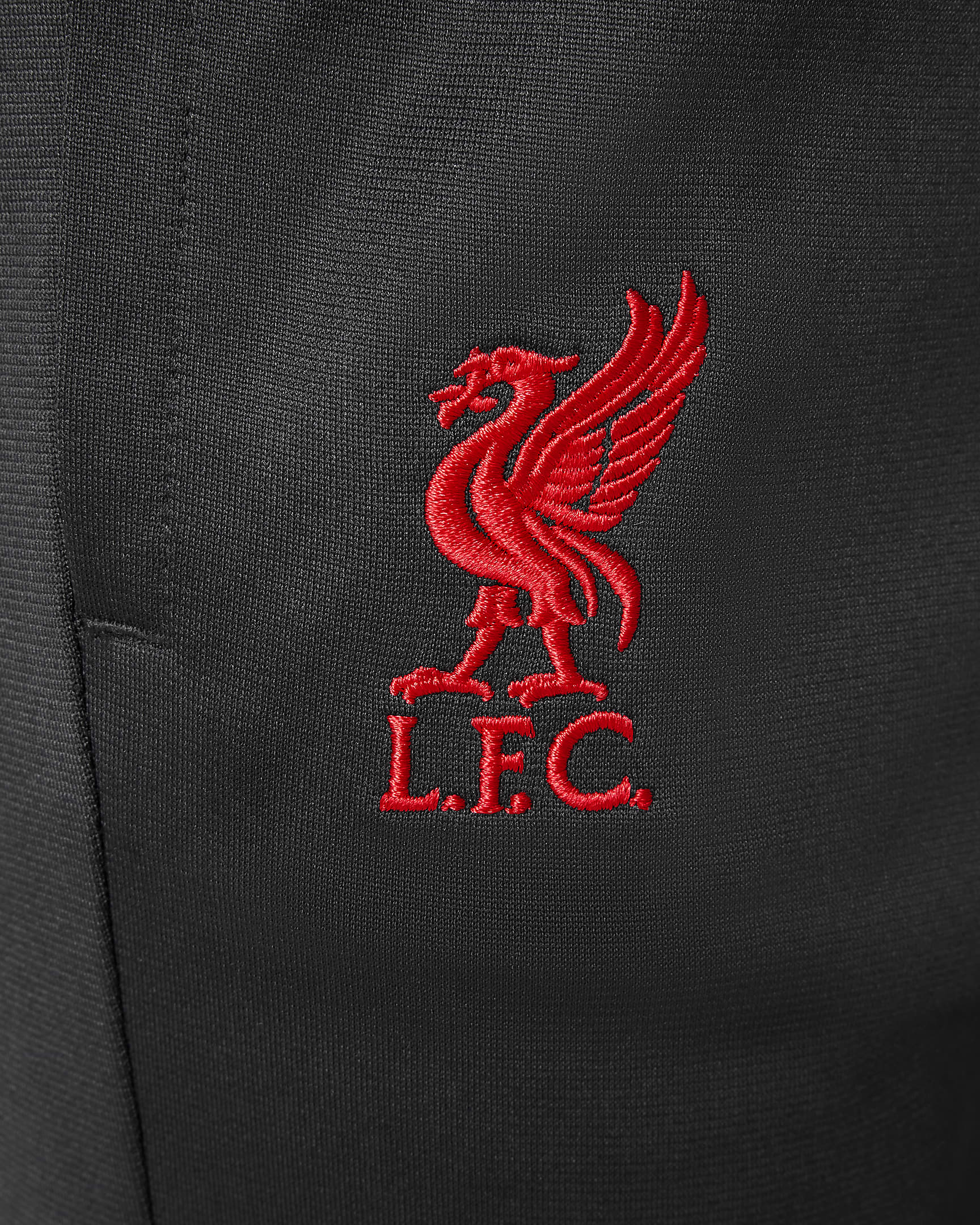 FC Liverpool Strike Third Nike Dri-FIT Fußball-Trainingsanzug aus Strickmaterial (jüngere Kinder) - Light Smoke Grey/Chrome Yellow/Dark Smoke Grey/Global Red