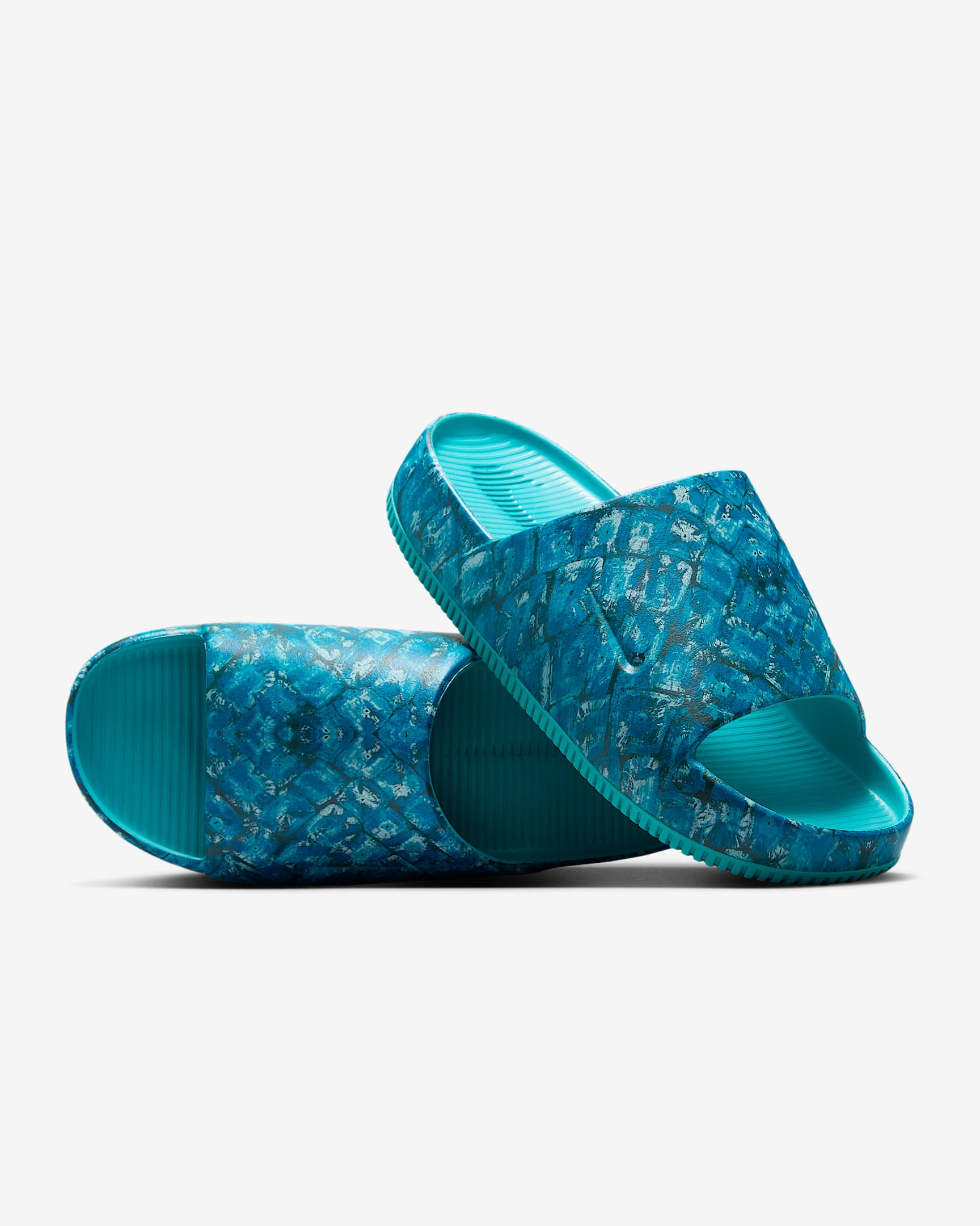 Nike Calm x NorBlack NorWhite Kadın Terliği - Dusty Cactus/Armory Navy/Dynamic Turquoise