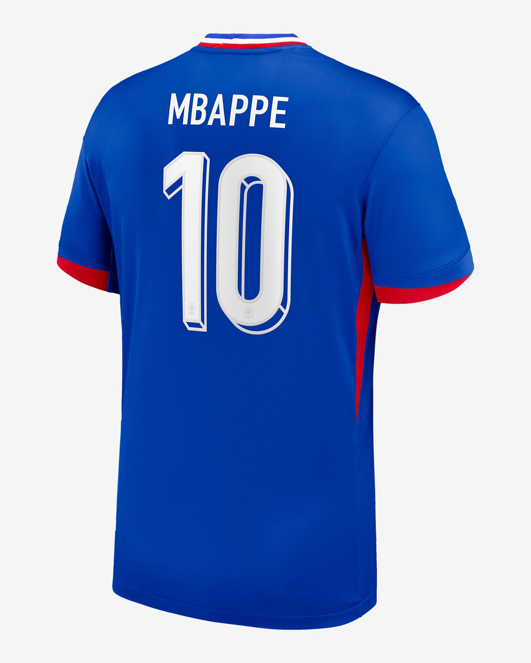 Kylian Mbappé France National Team 2024 Stadium Home Men's Nike Dri-FIT Soccer Jersey - Blue