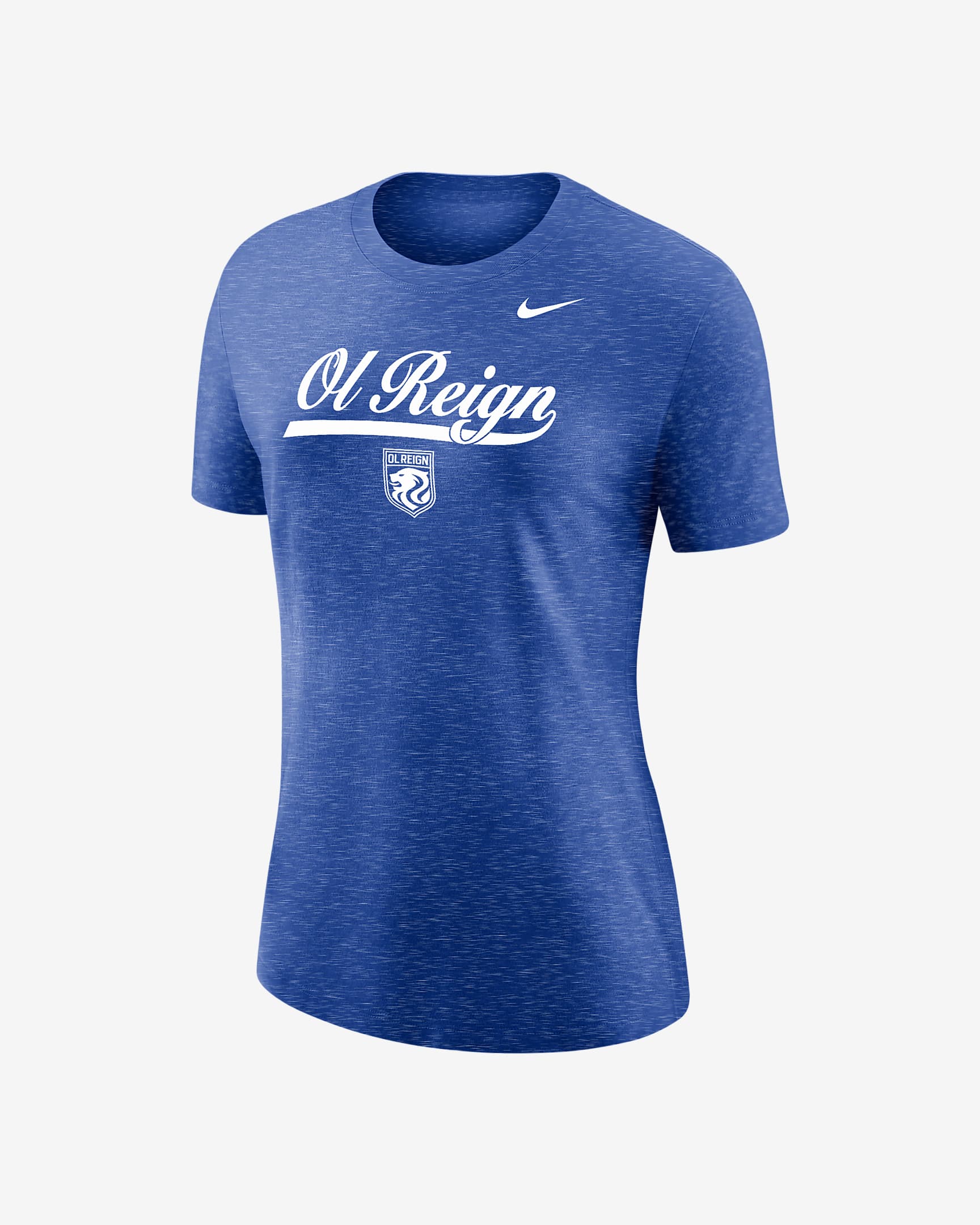 OL Reign Women's Nike Soccer Varsity T-Shirt - Game Royal