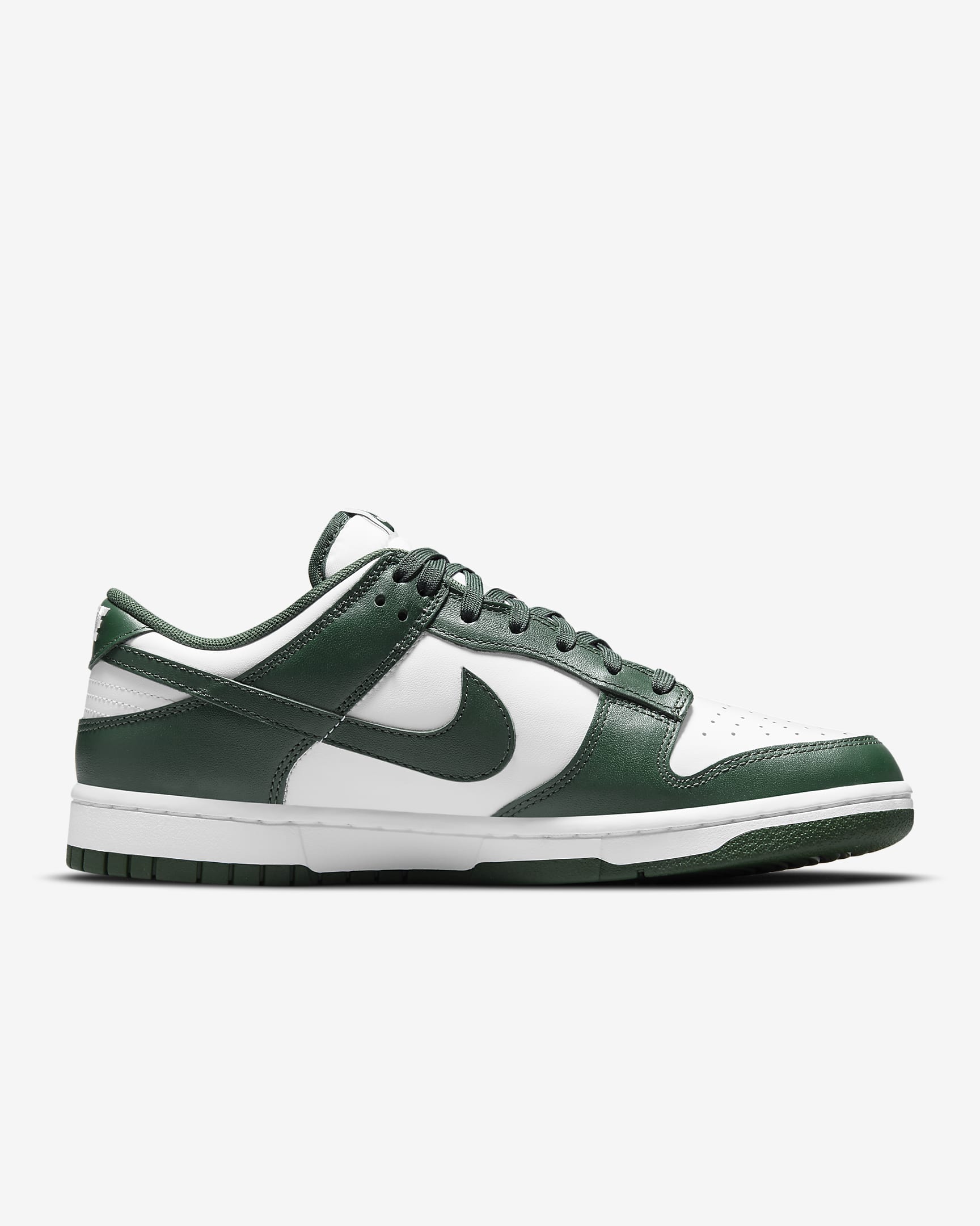 Pánská bota Nike Dunk Low Retro - Bílá/Bílá/Total Orange/Team Green