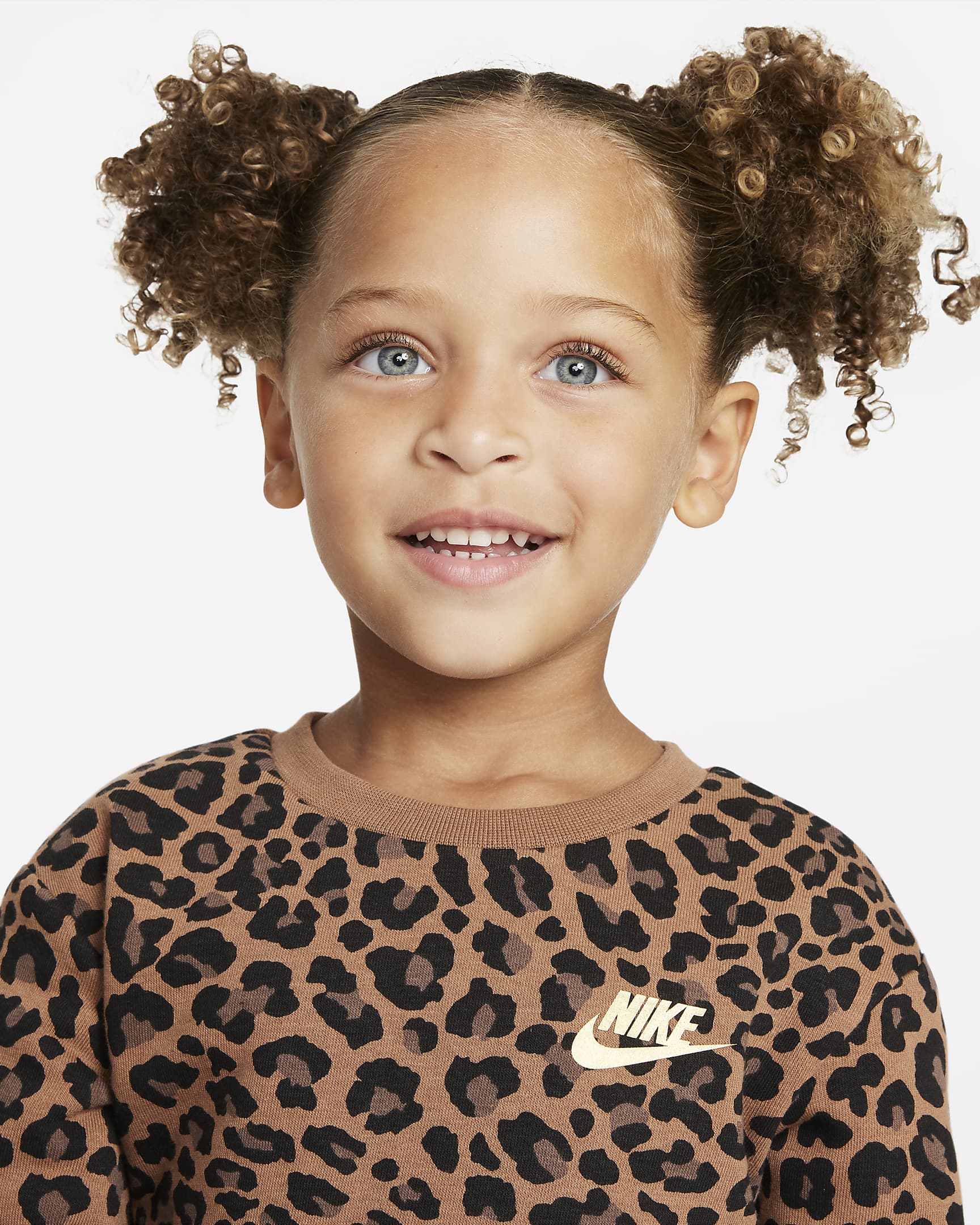 Nike Toddler Leopard Sweatshirt and Leggings Set. Nike.com
