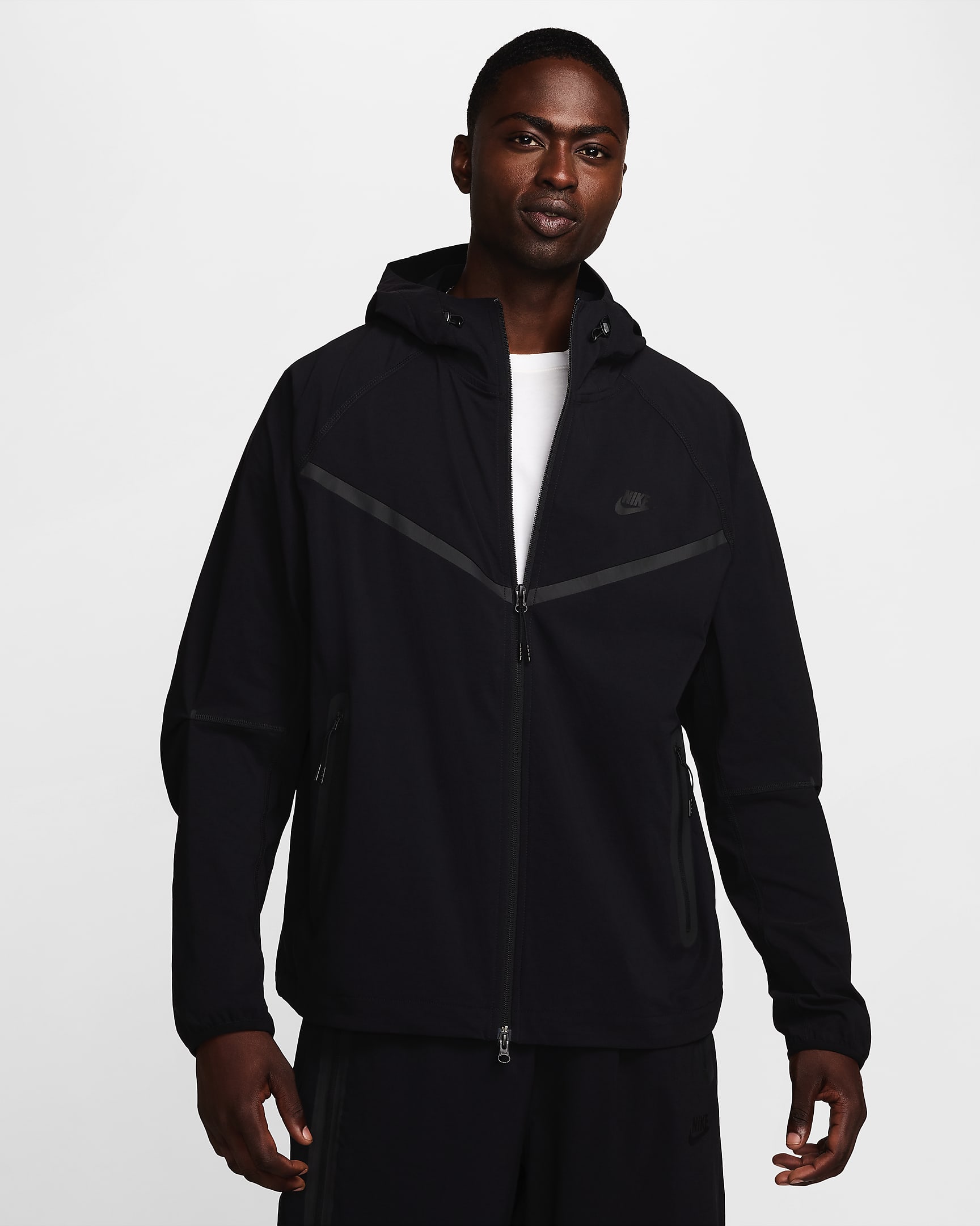 Veste tissée Nike Tech pour homme - Noir/Noir/Noir