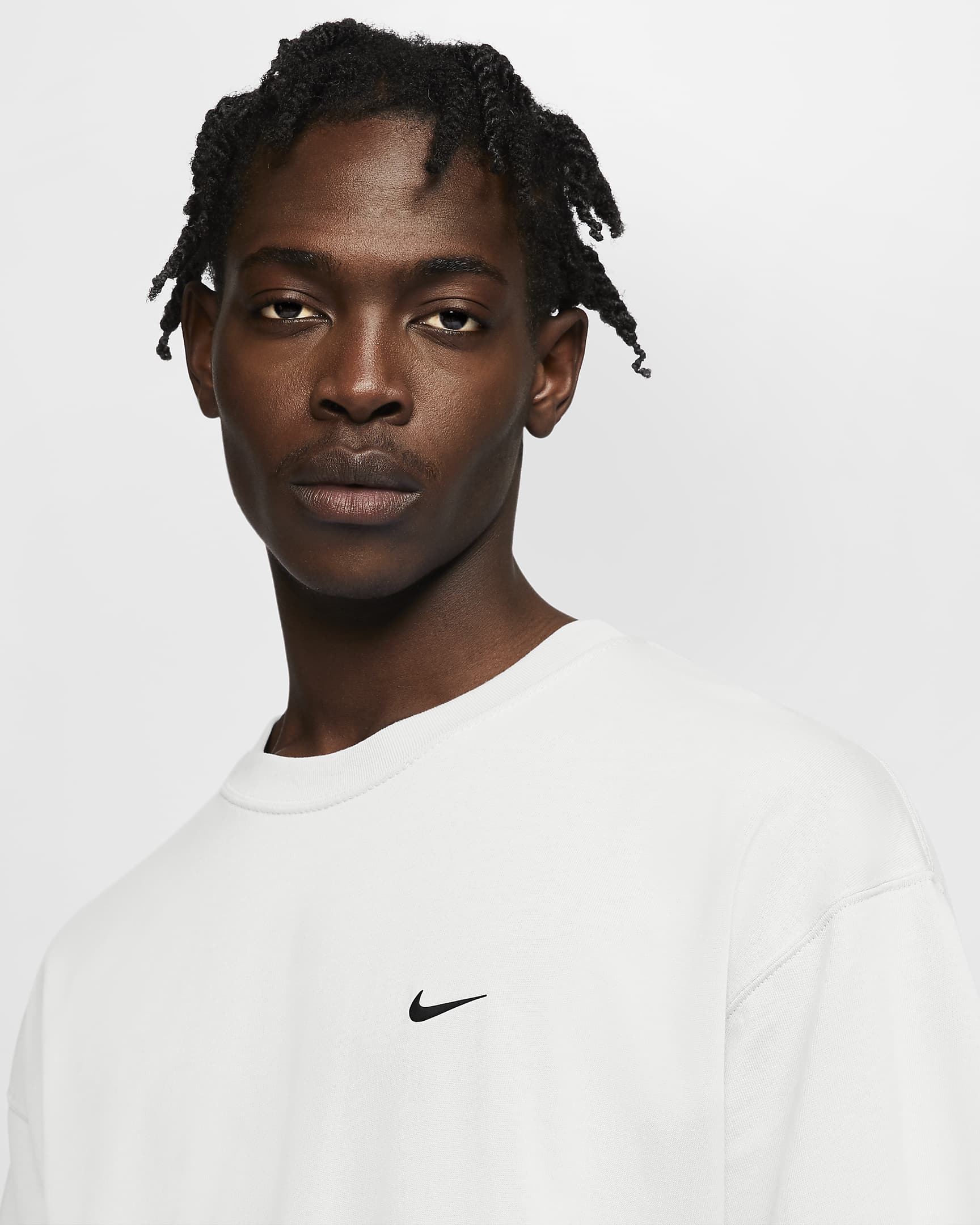 Nike Solo Swoosh Men's T-Shirt - White/White