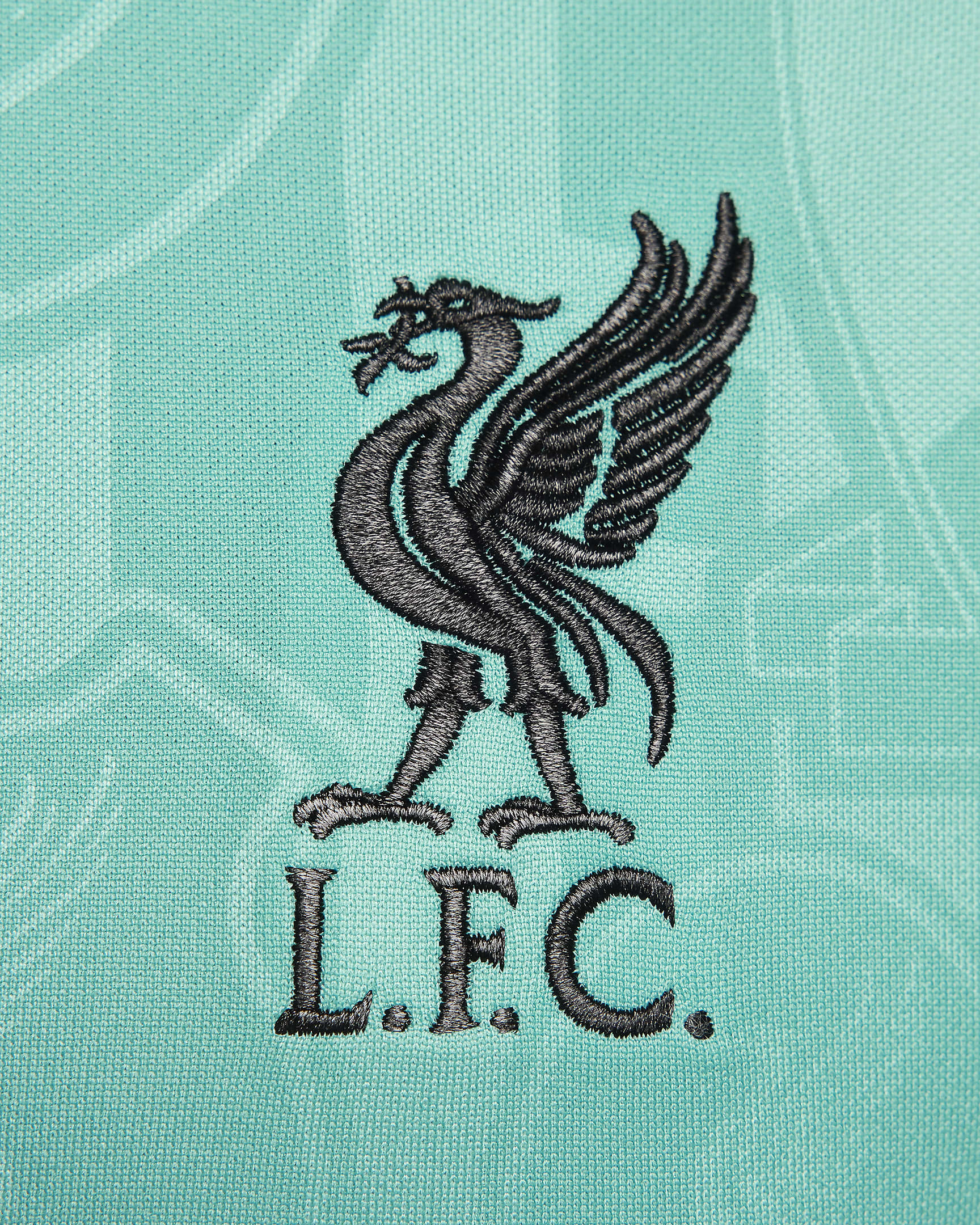 Liverpool F.C. Academy Pro Men's Nike Dri-FIT Football Pre-Match Short-Sleeve Top - Washed Teal/Night Forest/Night Forest