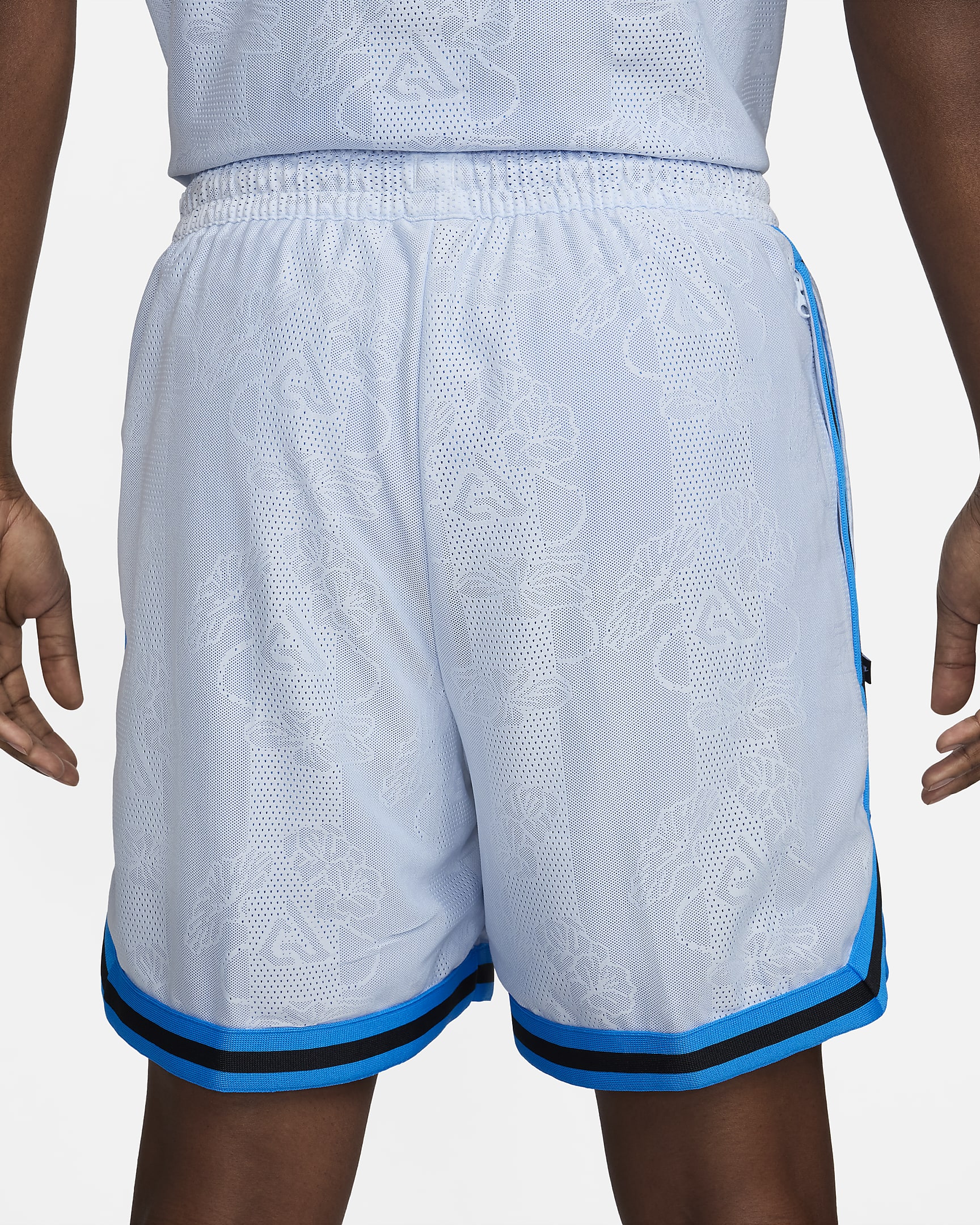 Shorts de básquetbol Dri-FIT DNA de 15 cm para hombre Giannis - Tinte azul/Azul foto/Negro