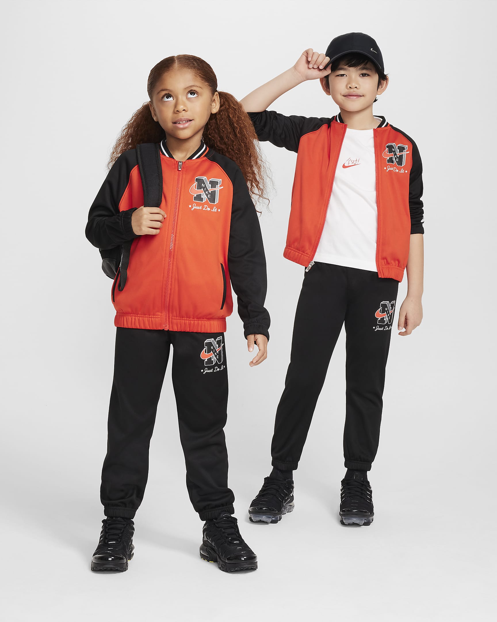 Nike Sportswear Next Gen Little Kids' Dri-FIT Tricot Set - Black
