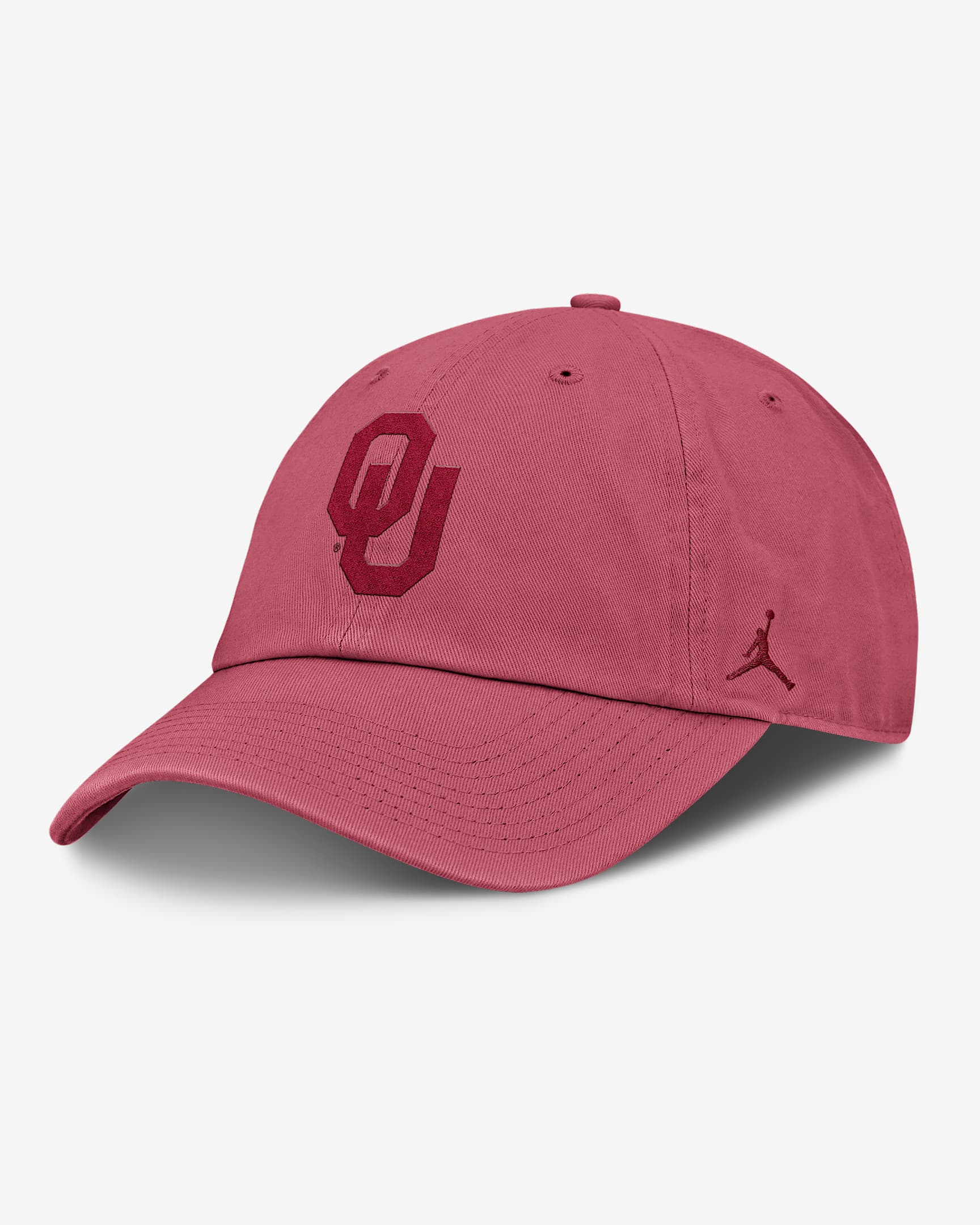 Oklahoma Primetime Campus Club Toned Men's Jordan Brand College Adjustable Hat - Pink